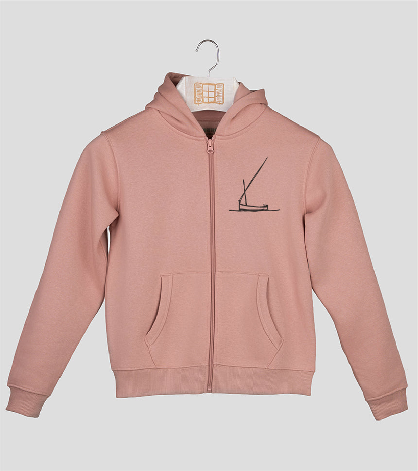 Sudadera cremallera Niño Redossa - rosado