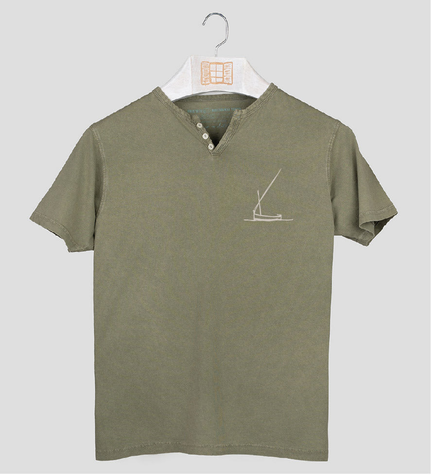 Camiseta cuello botones Redossa
