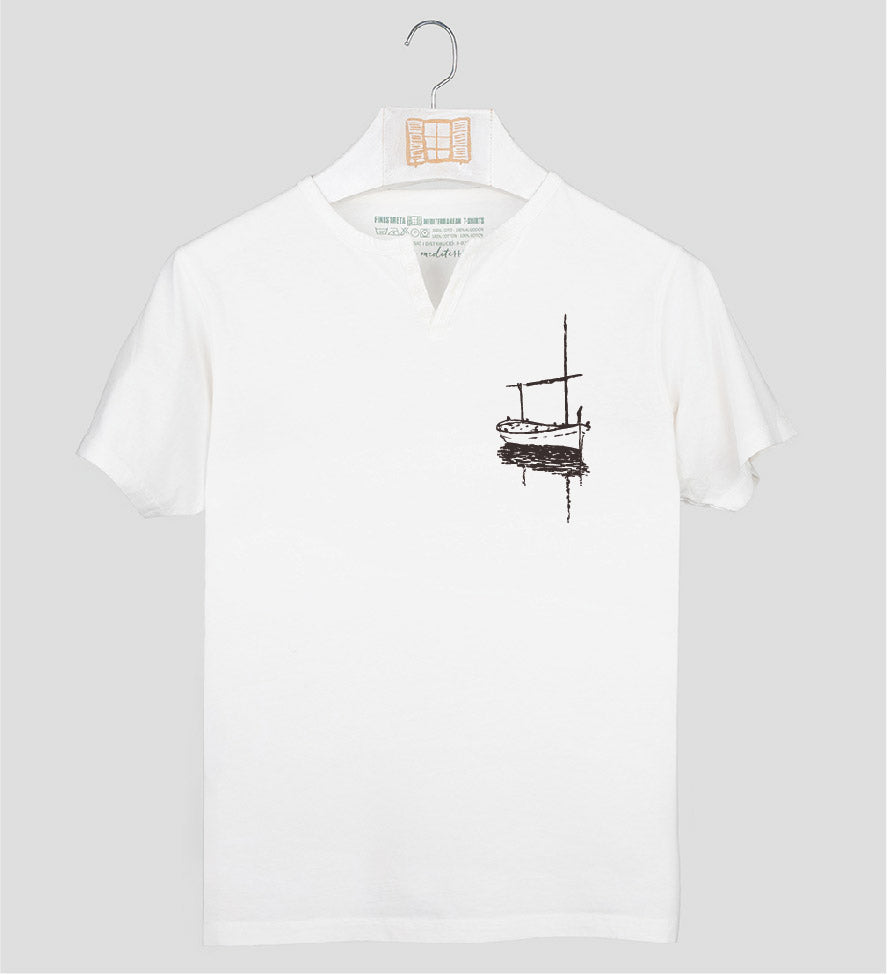 Button-down T-shirt Kisses