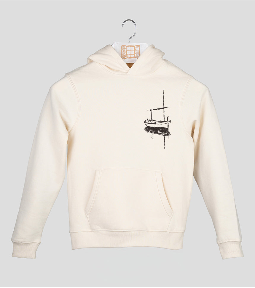 Sudadera Niño Besitos - crudo
