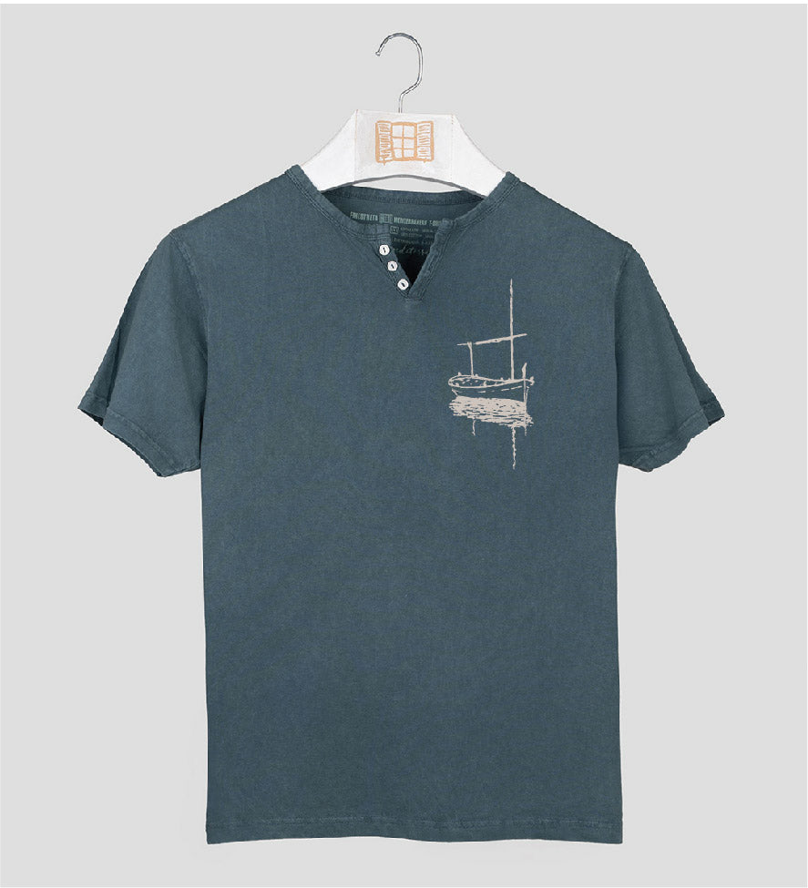 Camiseta cuello botones Besitos