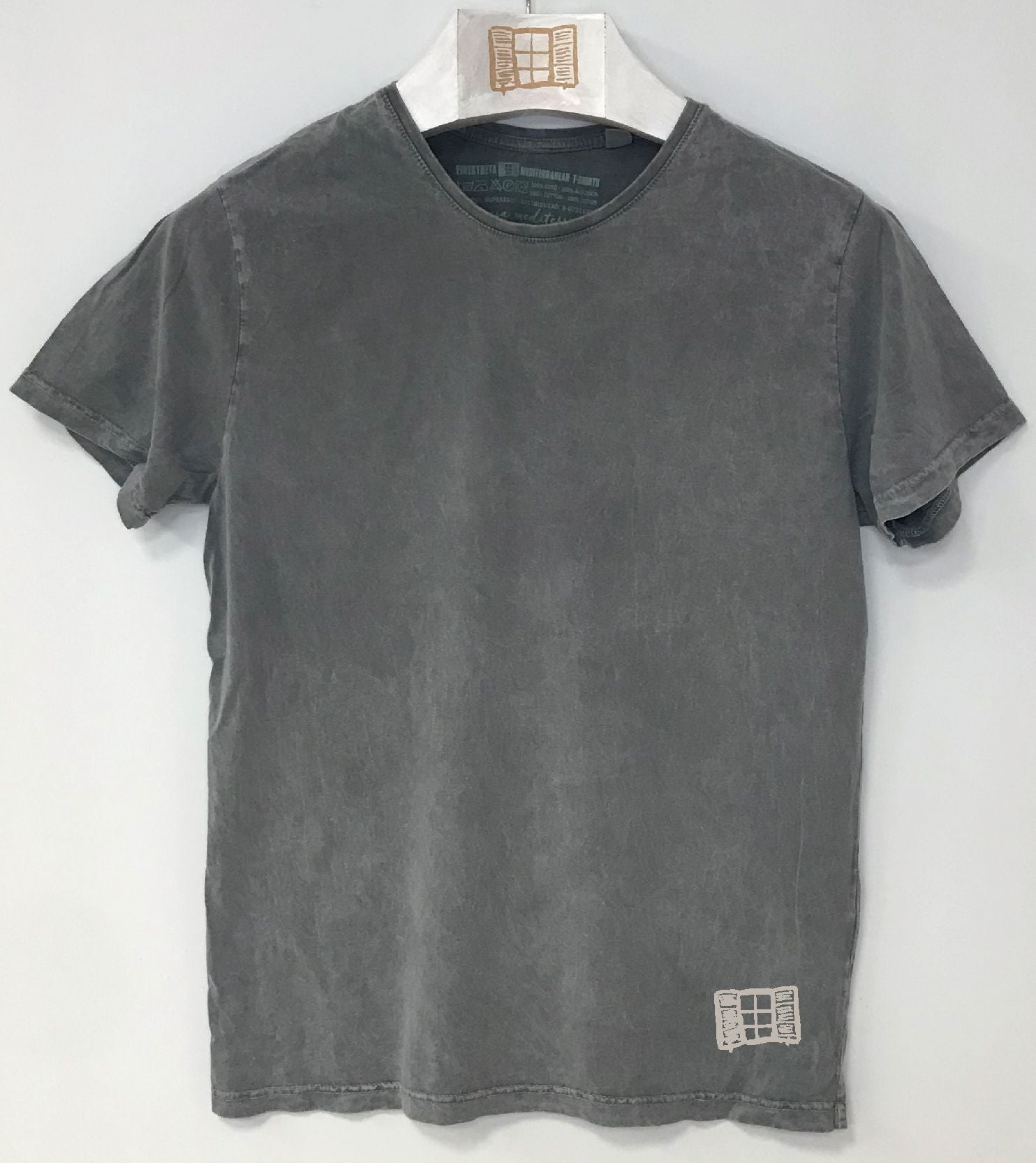 Camiseta manga corta Buida - piedra