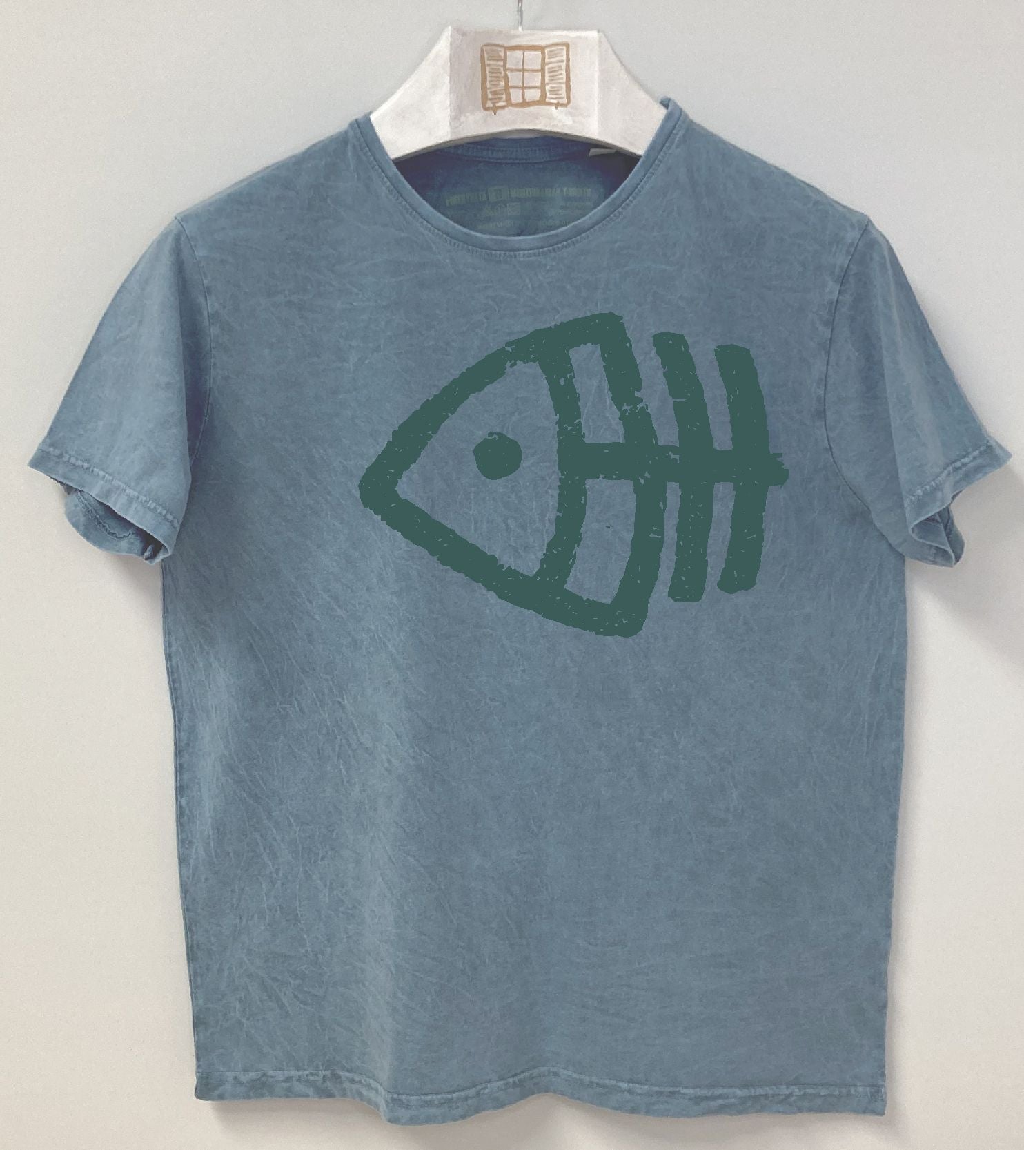 Camiseta manga corta Fisher - aqua