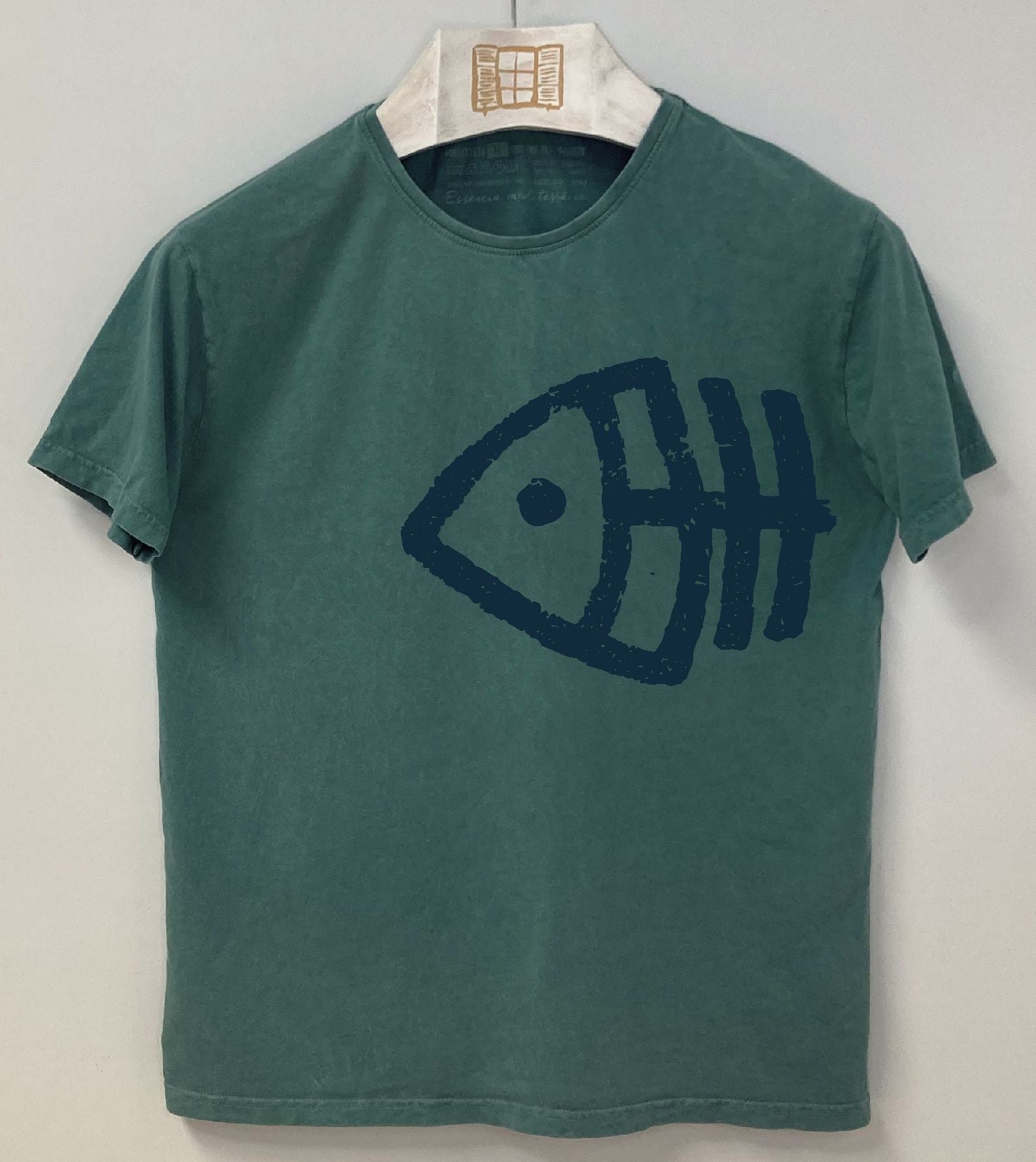 Camiseta manga corta Fisher - esmeralda