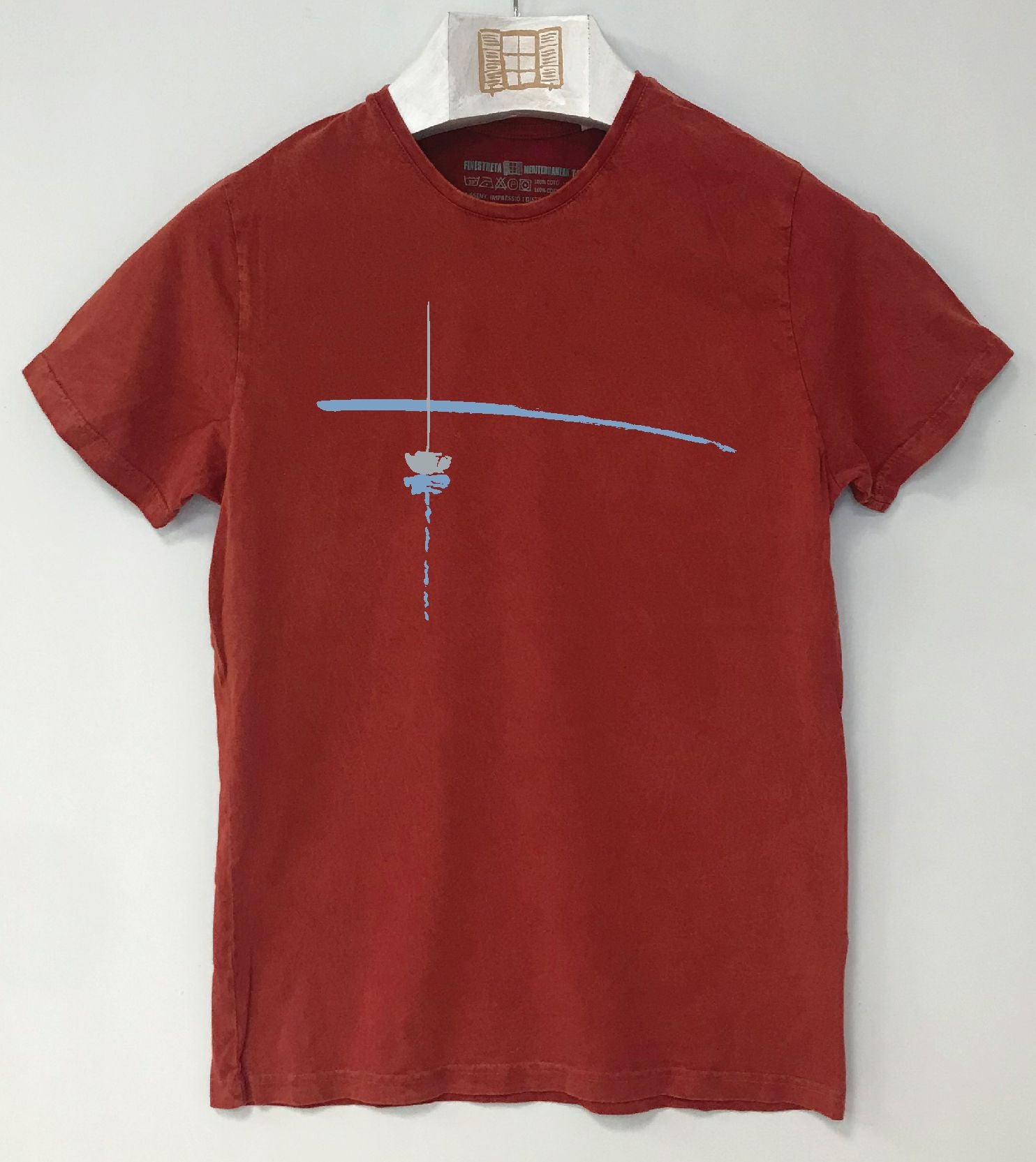 Camiseta manga corta Reposat - arcilla