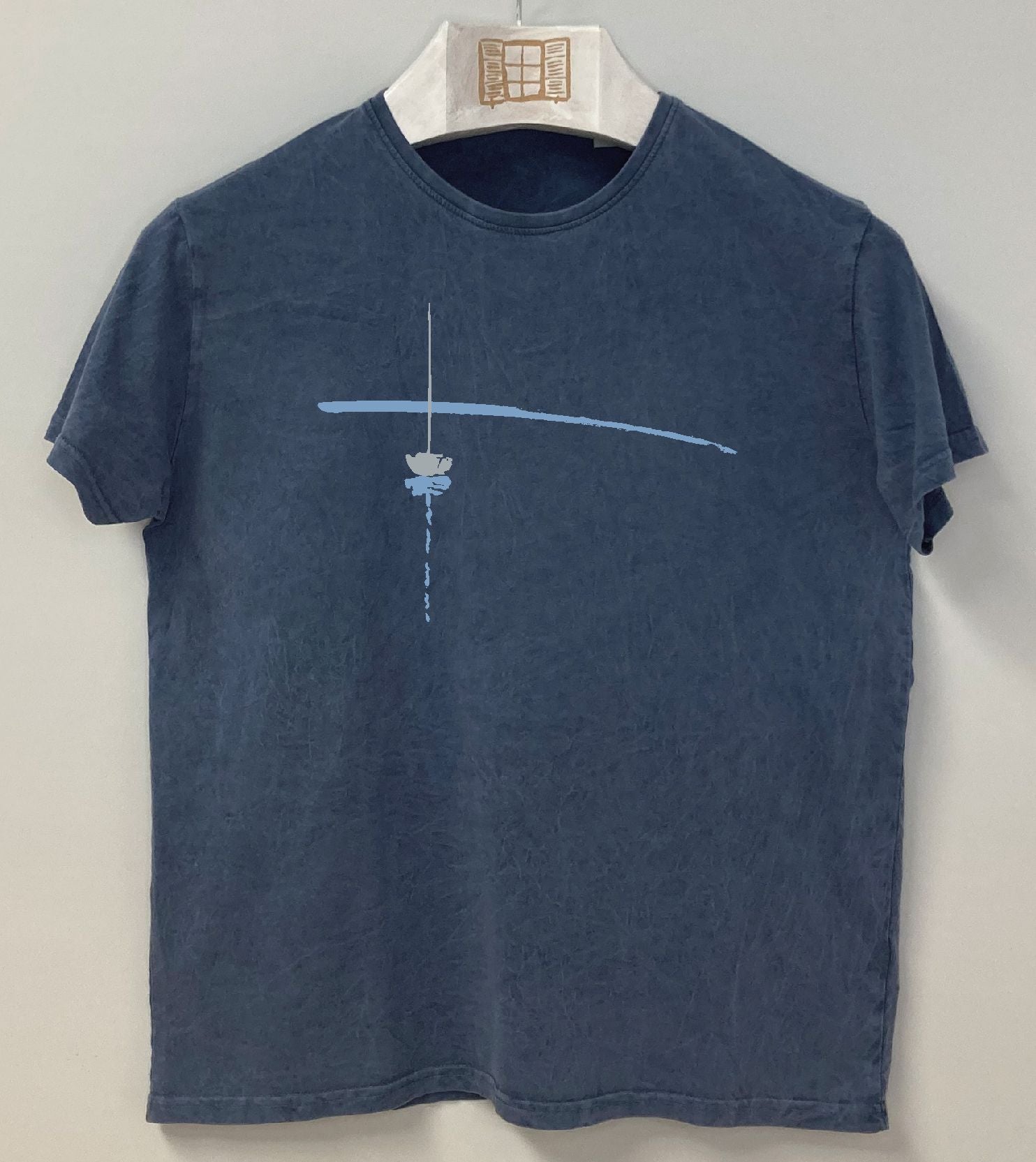 Camiseta manga corta Reposat - indigo