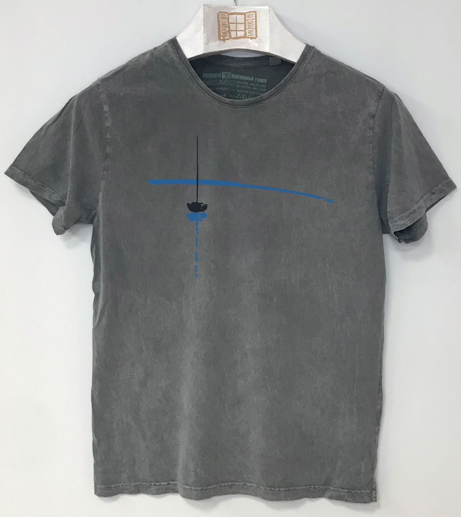 Camiseta manga corta Reposat - piedra