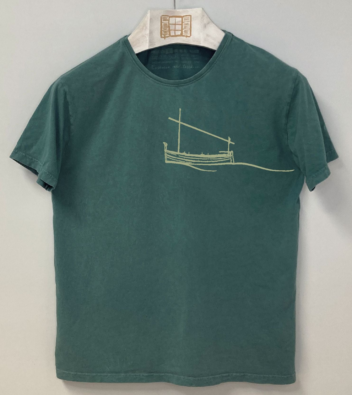 Camiseta manga corta Capvespre - esmeralda