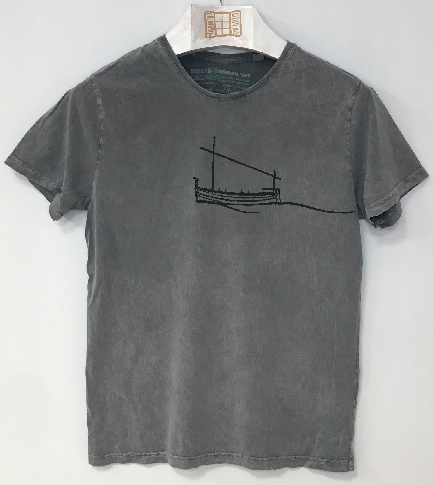 Camiseta manga corta Capvespre - piedra