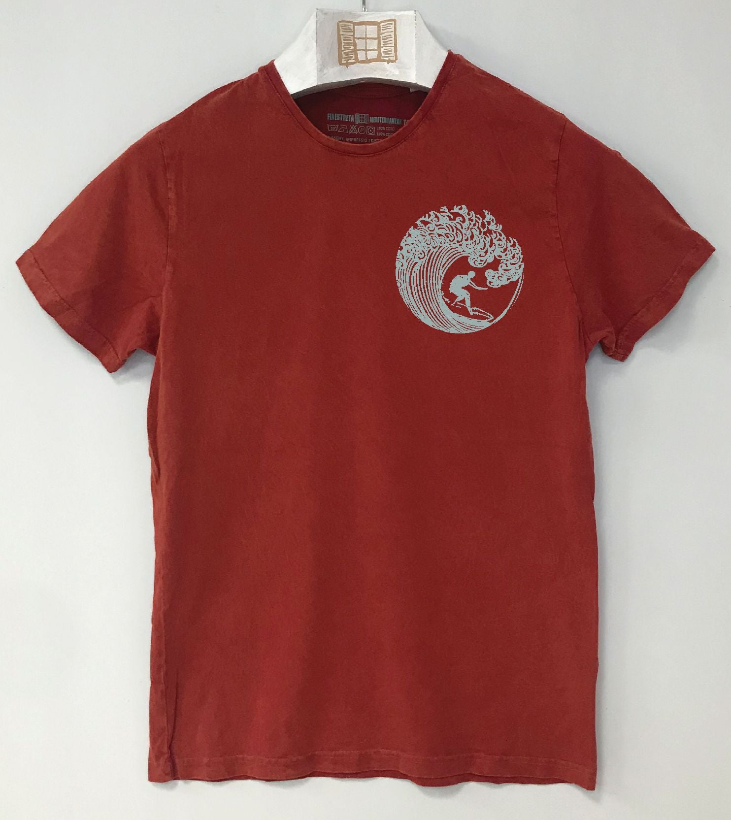 Camiseta manga corta Zarauz - arcilla