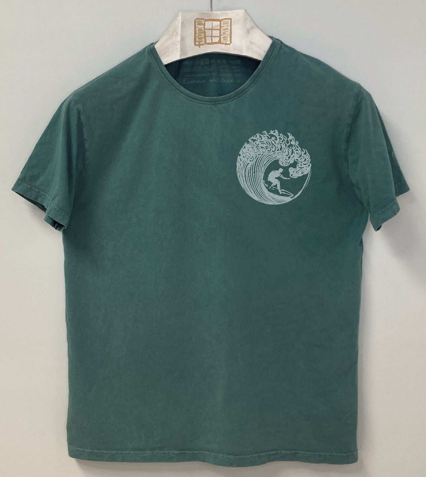 Camiseta manga corta Zarauz - esmeralda