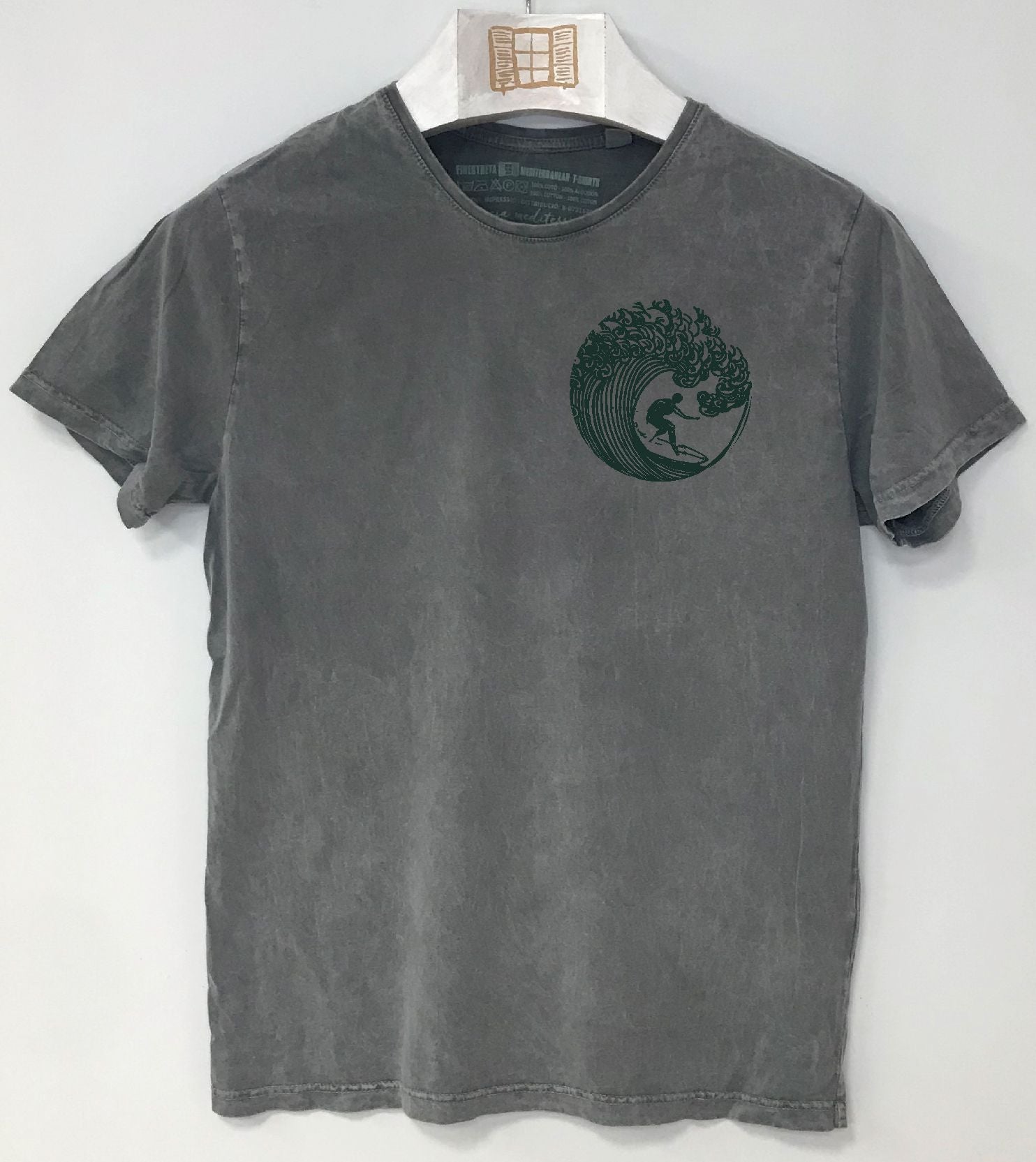 Camiseta manga corta Zarauz - piedra