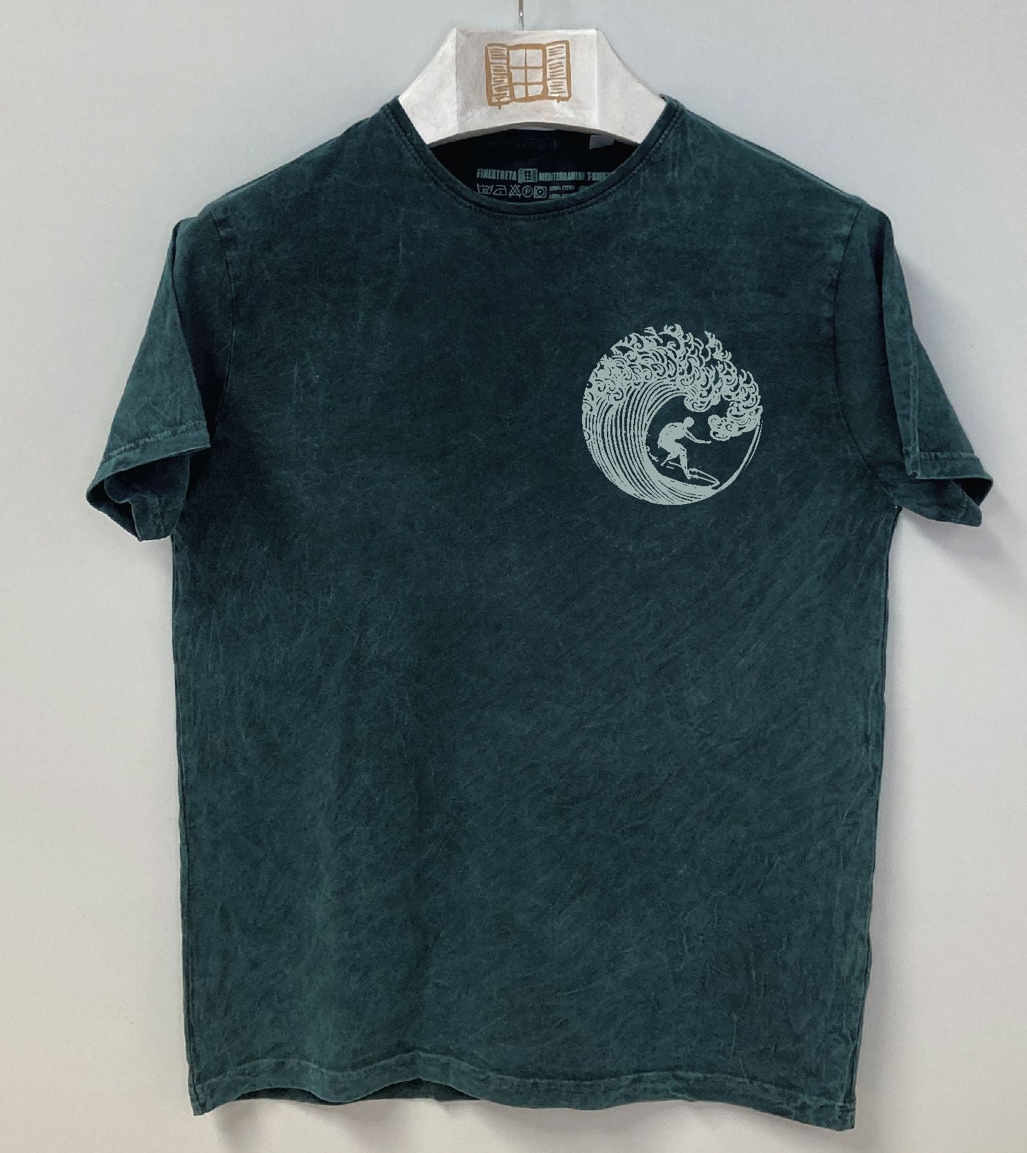 Camiseta manga corta Zarauz - plomo