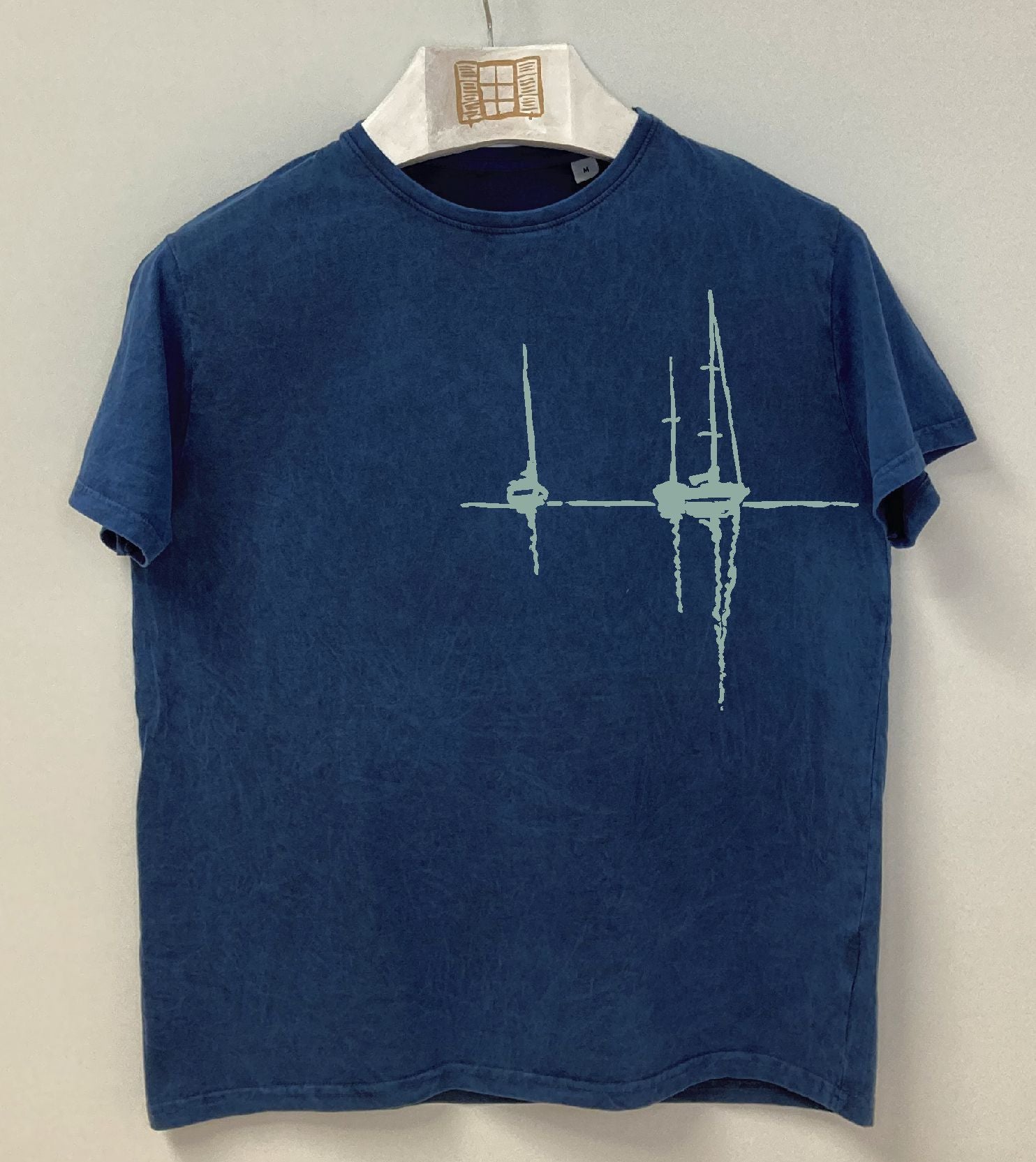 Camiseta manga corta Sunset - azul-marino