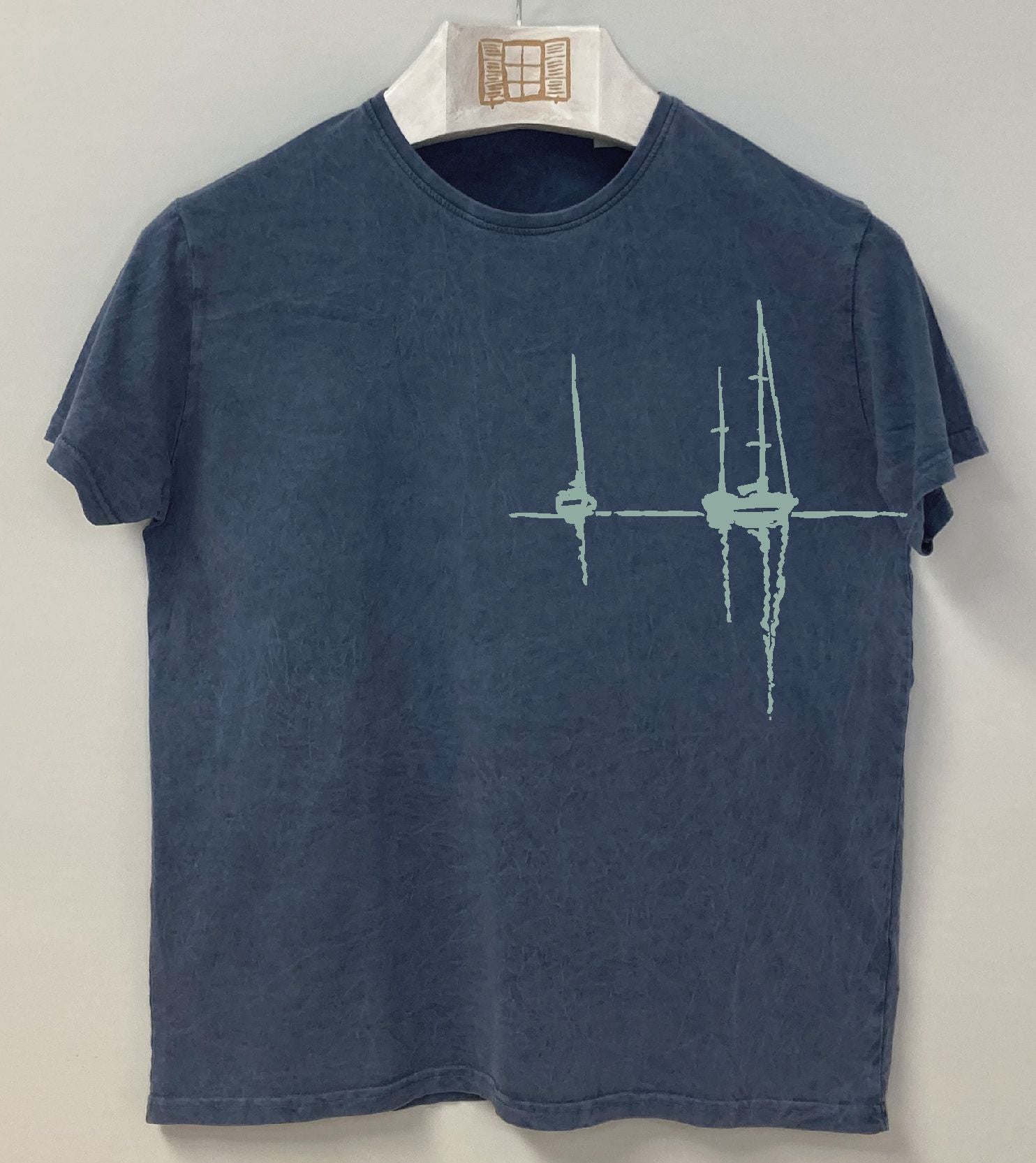 Camiseta manga corta Sunset - indigo