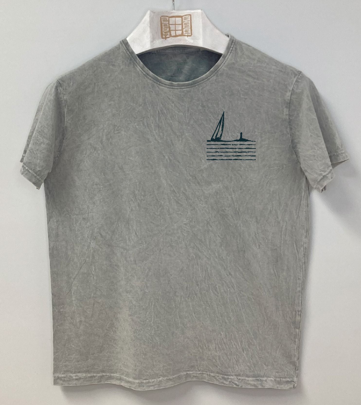 Camiseta manga corta Sea - gris