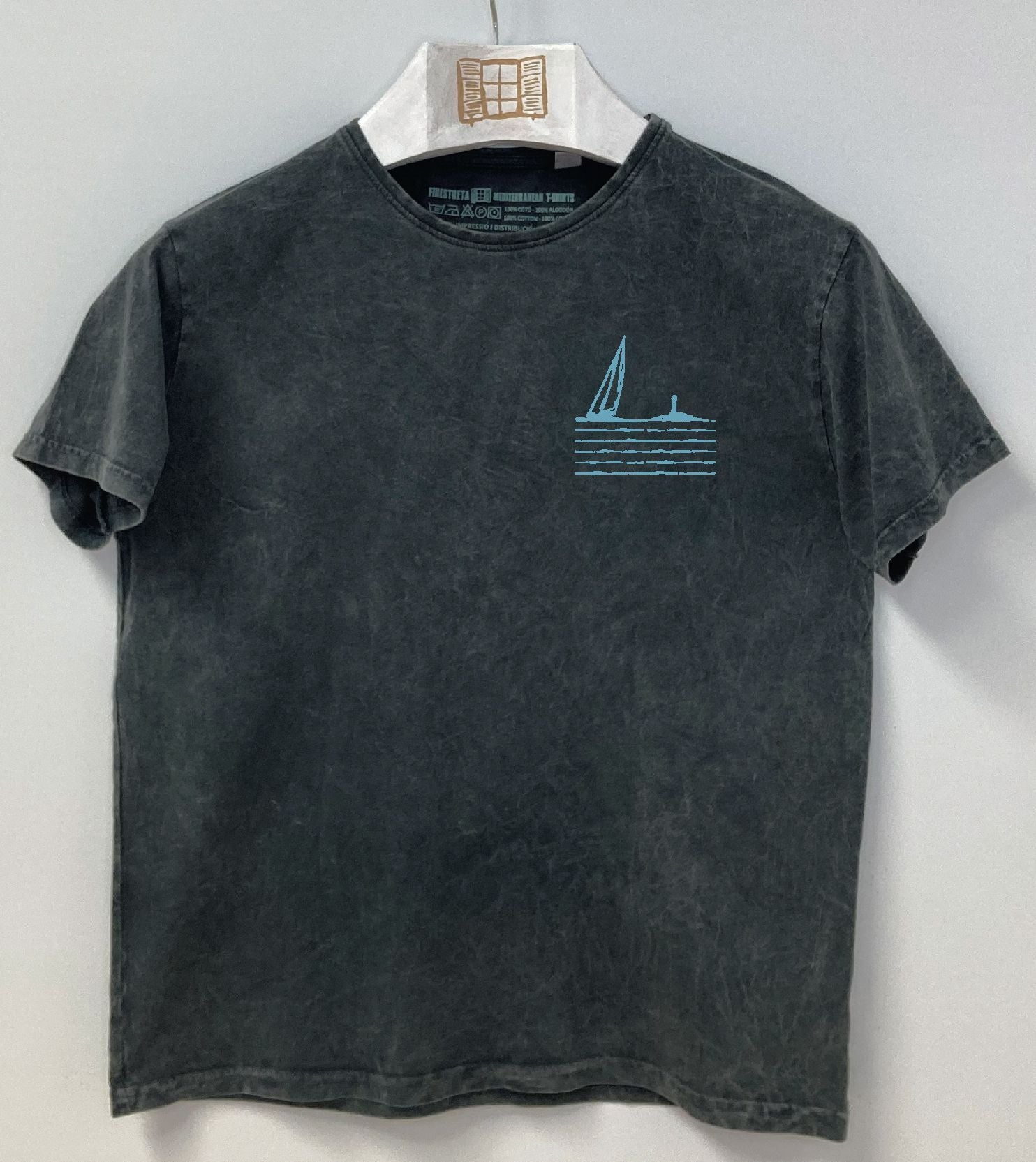 Camiseta manga corta Sea - marengo