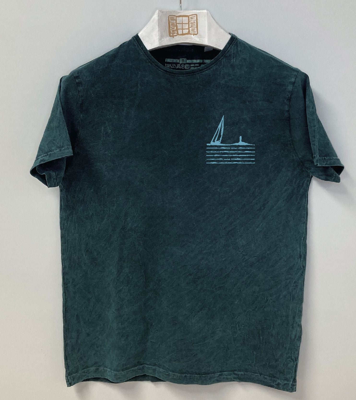 Camiseta manga corta Sea - plomo