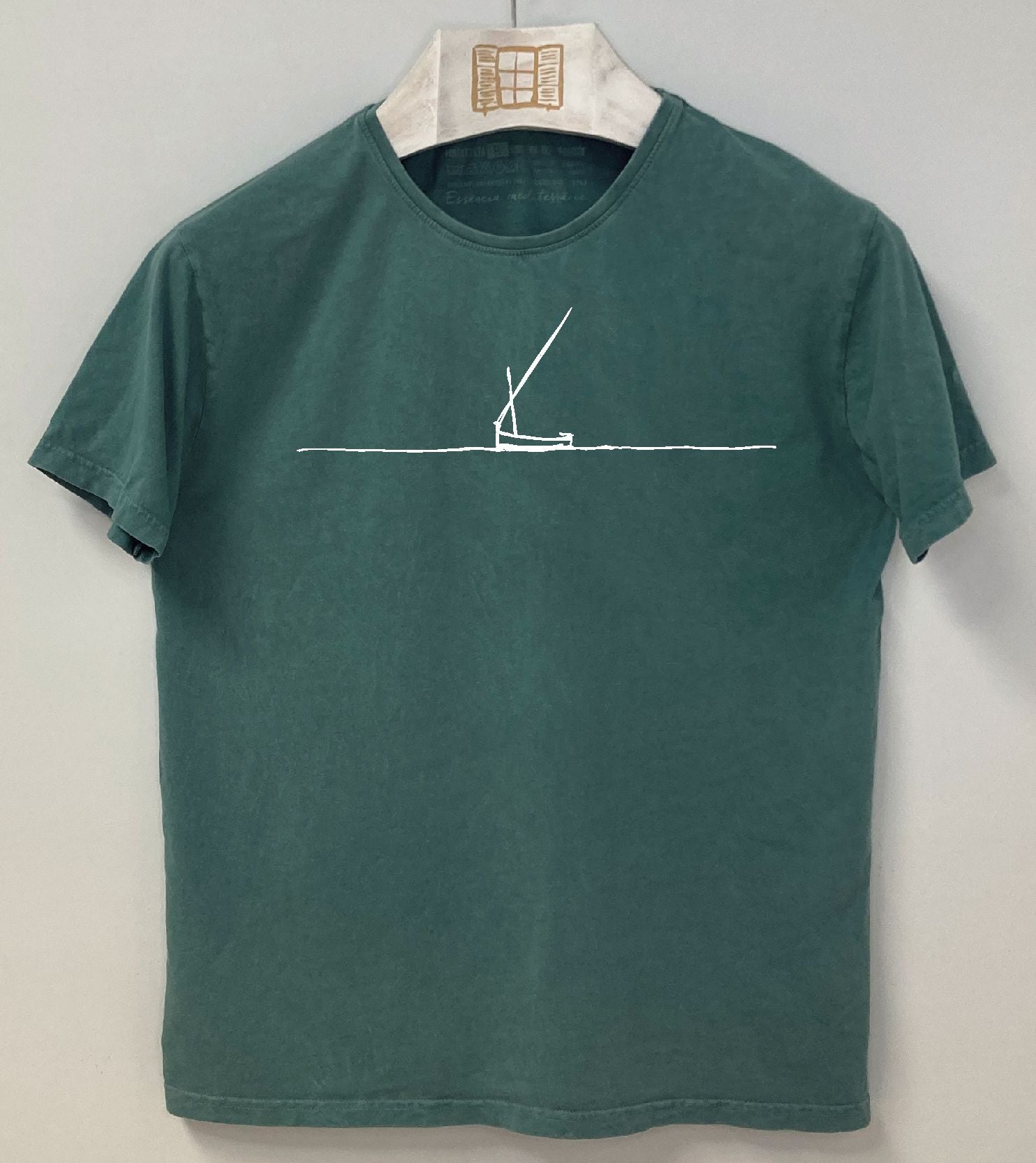 Camiseta manga corta Botet - esmeralda