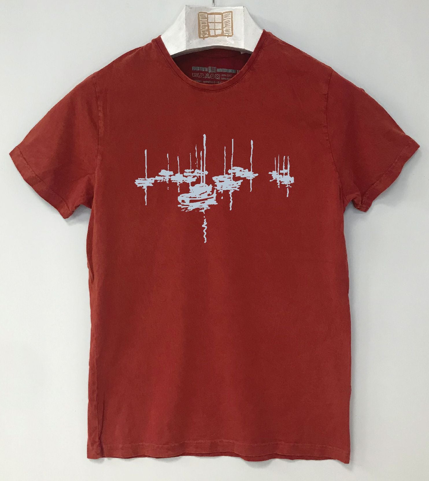 Camiseta manga corta Amarrats - arcilla