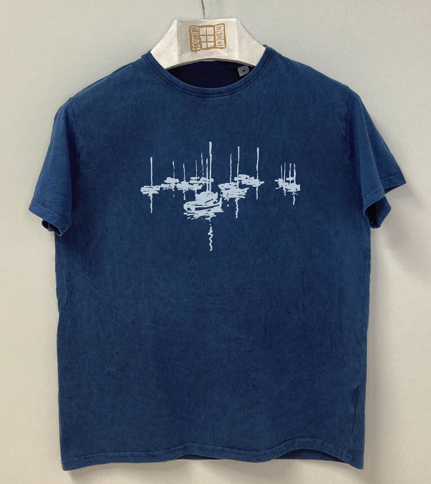 Camiseta manga corta Amarrats - azul-marino