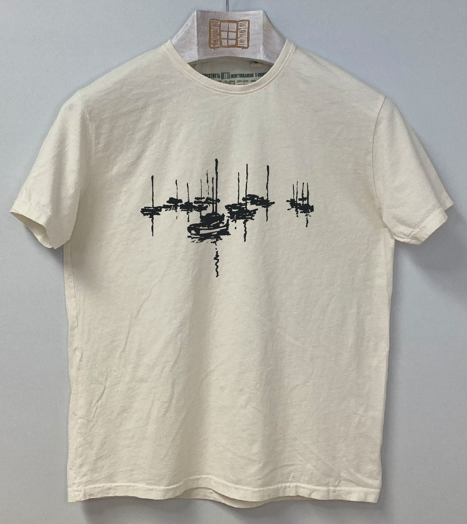 Camiseta manga corta Amarrats - crudo