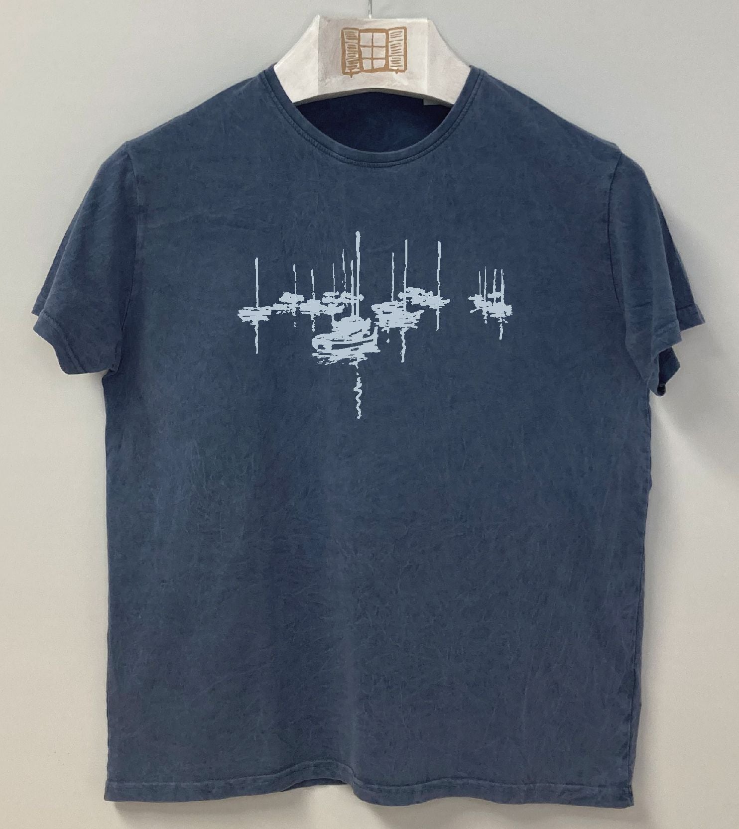 Camiseta manga corta Amarrats - indigo