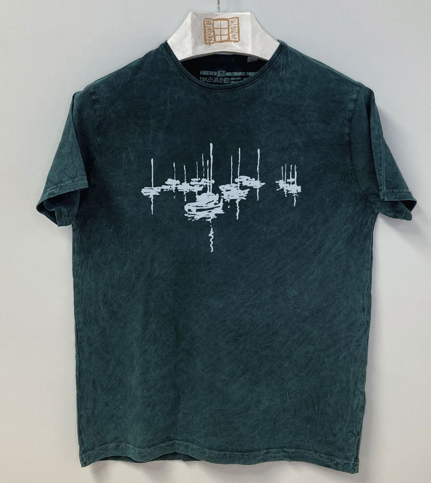 Camiseta manga corta Amarrats - plomo