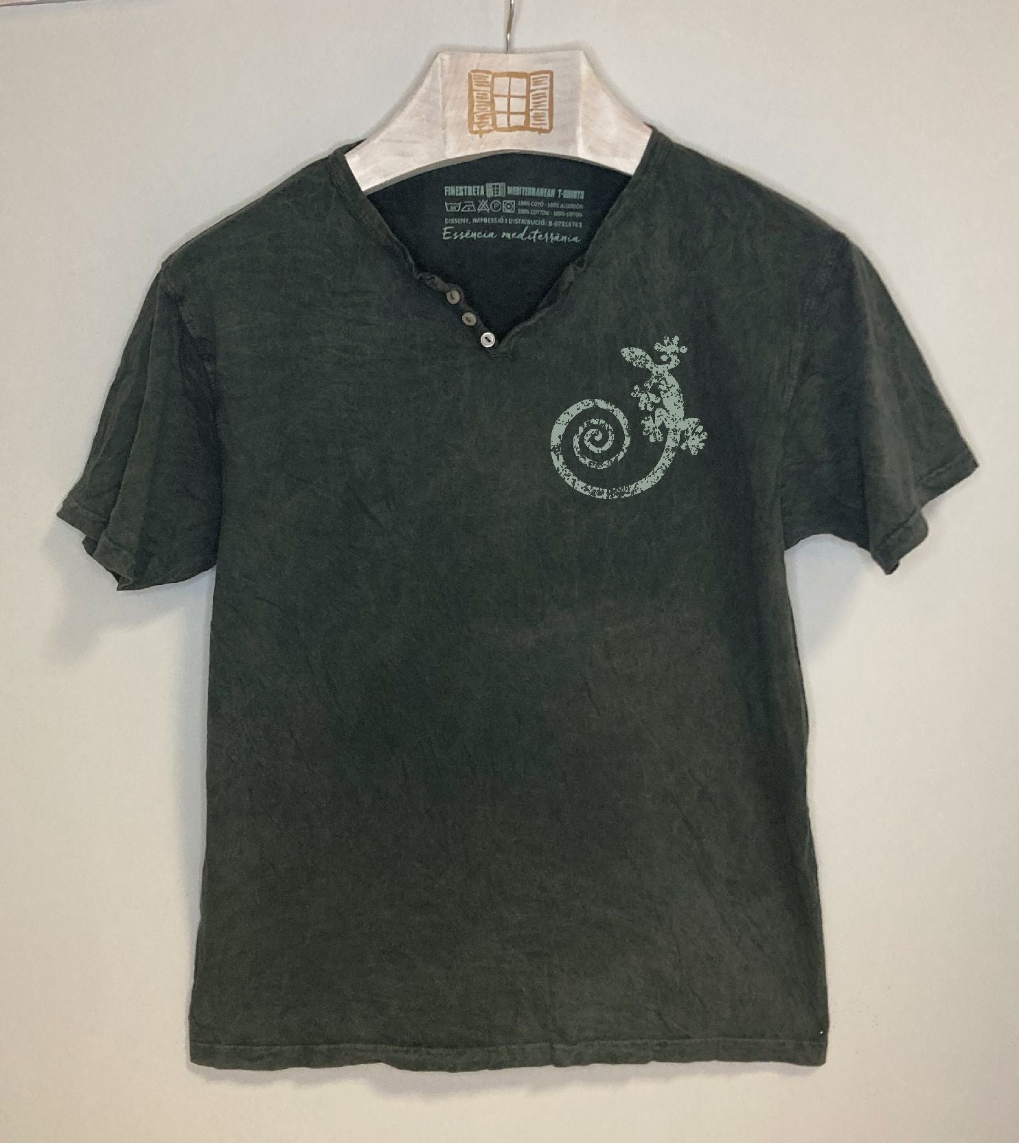 Camiseta cuello botones Cargolat - marengo