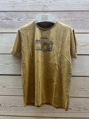 Camiseta Hombre Outlet talla L color Mostaza