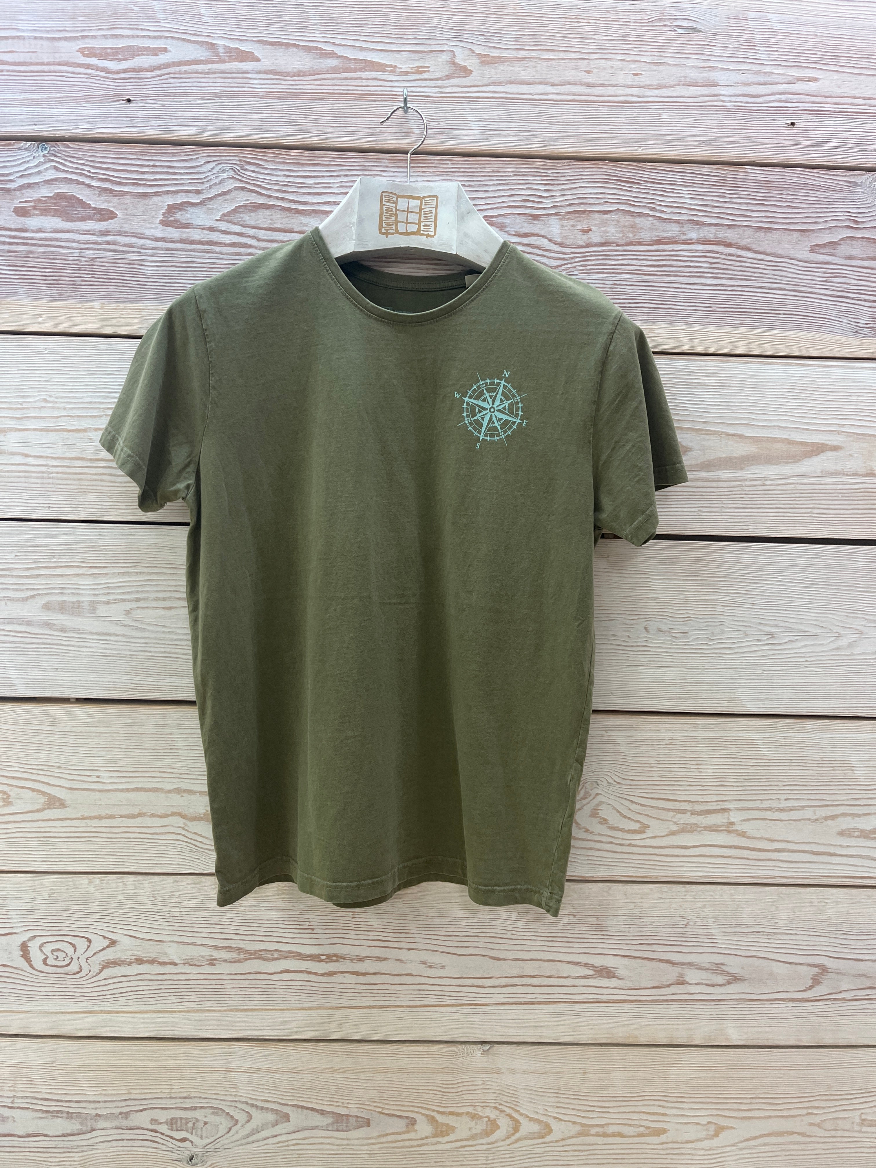 Camiseta manga corta Hombre Outlet talla M color Zelene