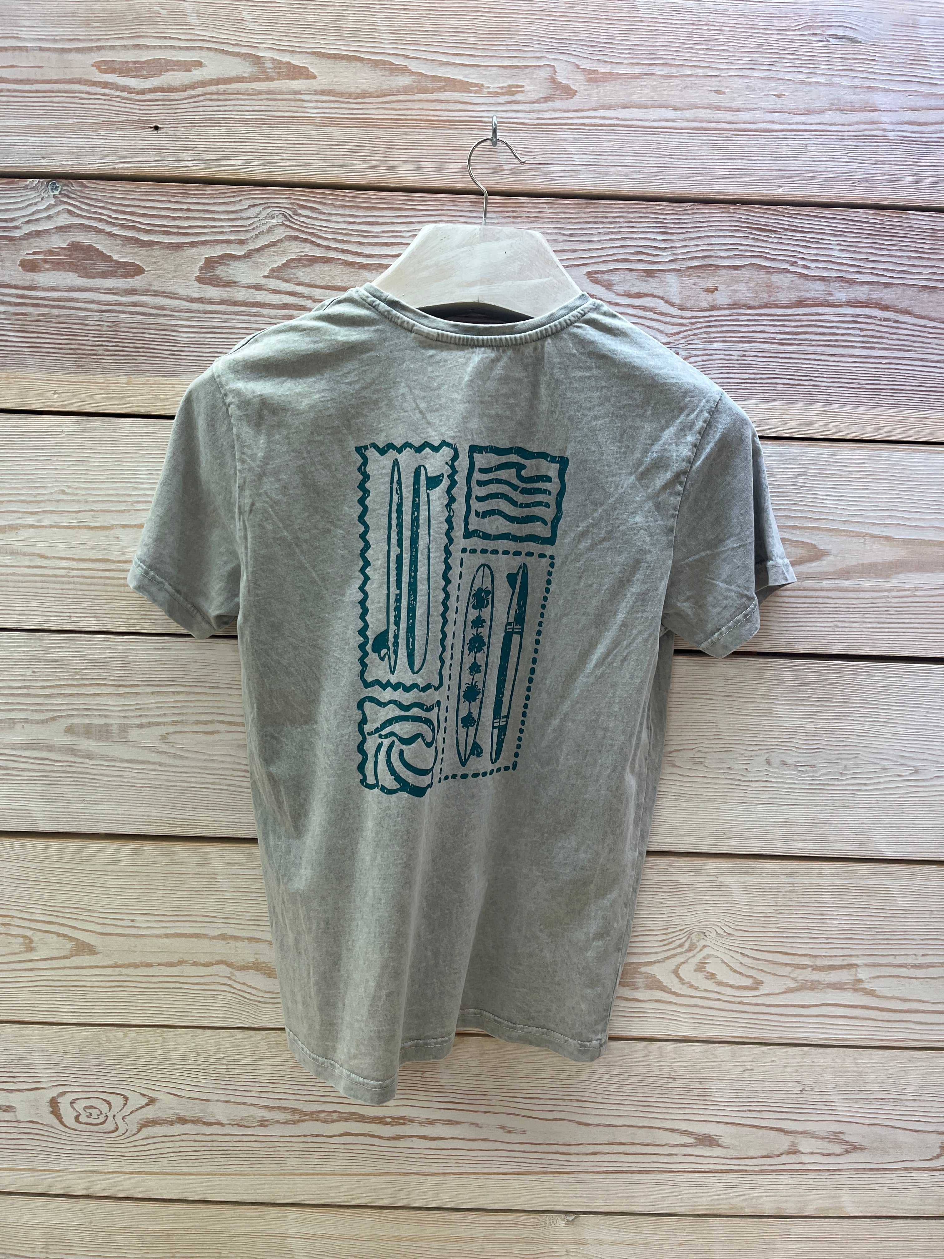 Camiseta manga corta Hombre Outlet talla S color Gris