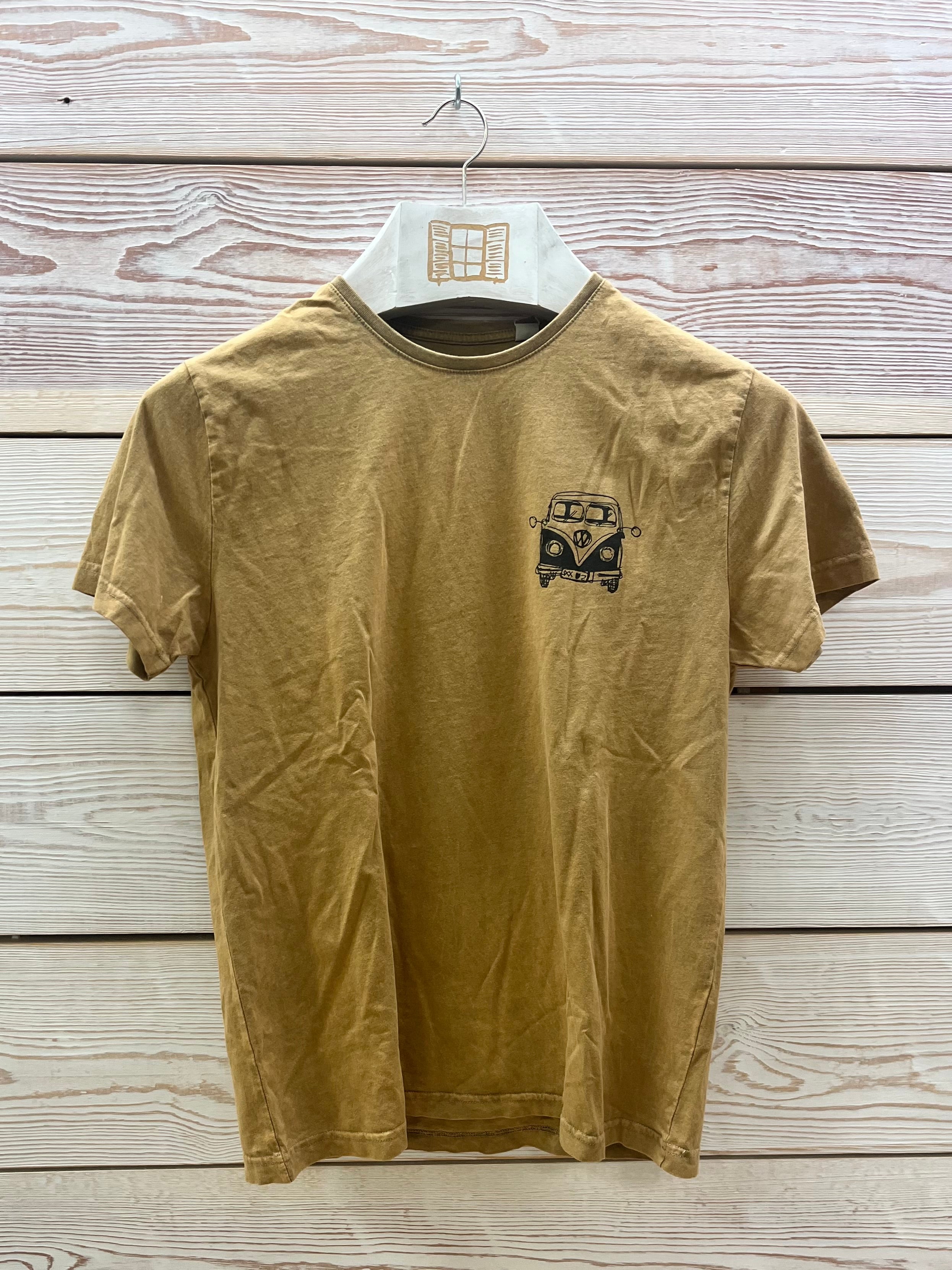 Camiseta Hombre Outlet talla S color Mostaza