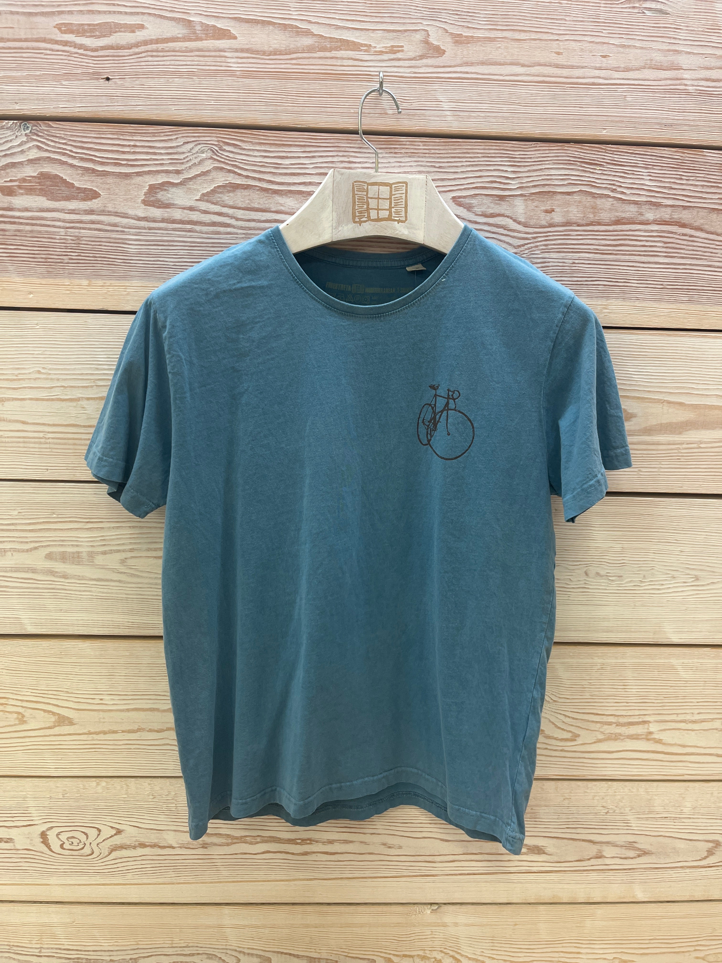 Camiseta manga corta Hombre Outlet talla M color Aqua