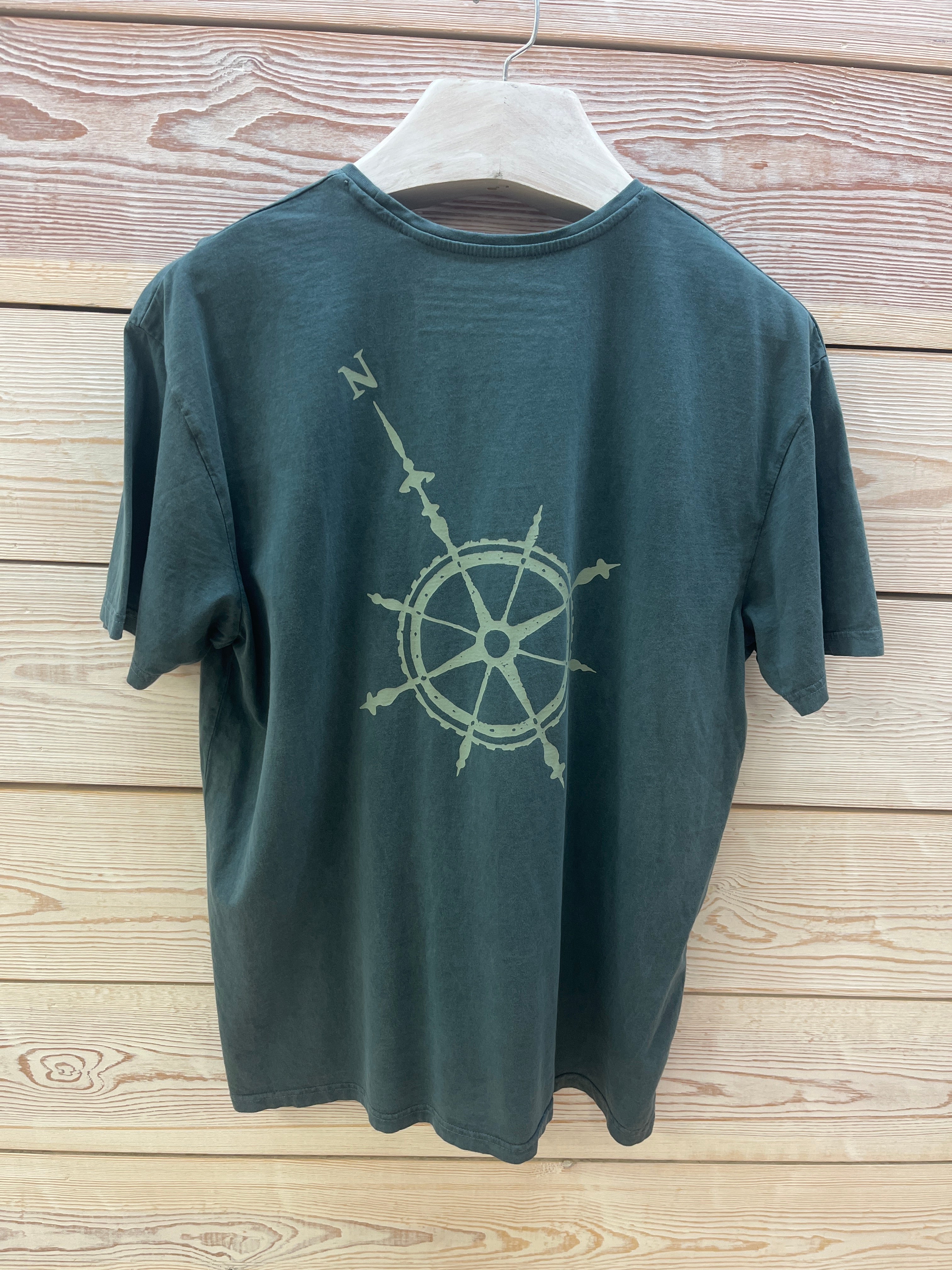 Camiseta manga corta Hombre Outlet talla XXL color Plomo