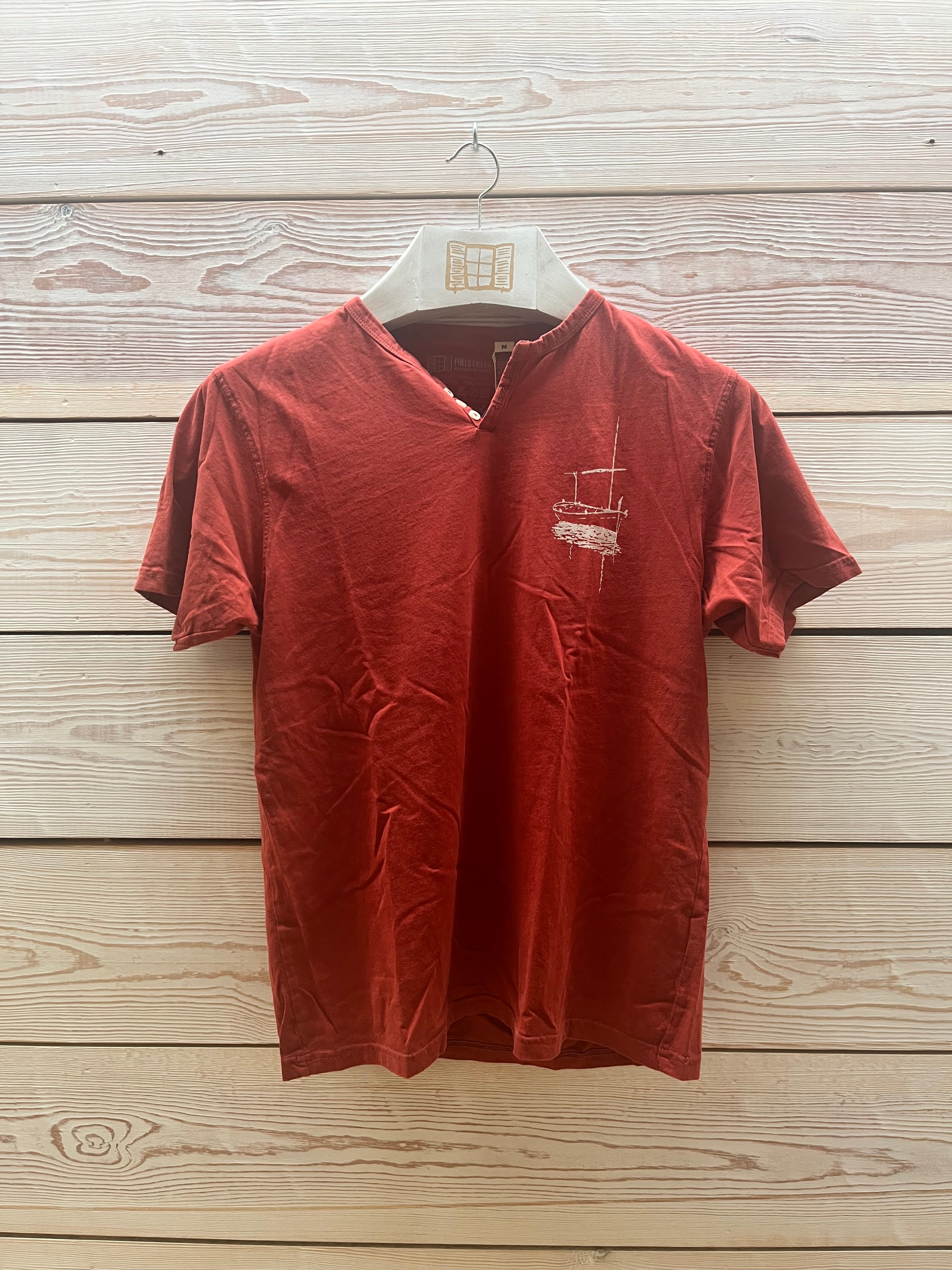 Camiseta Hombre Outlet talla M color Arcilla