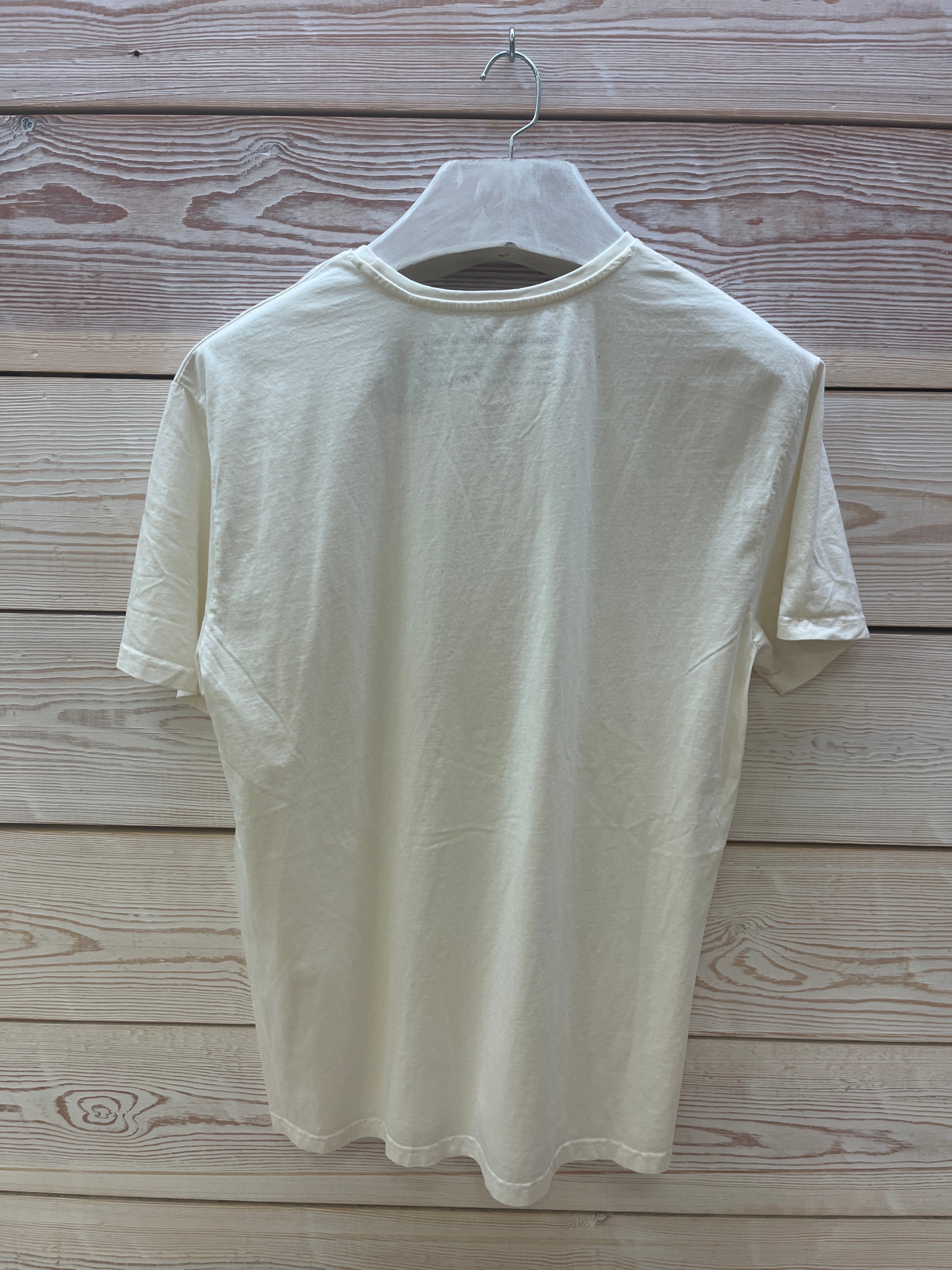 Camiseta manga corta Hombre Outlet talla XL color Crudo