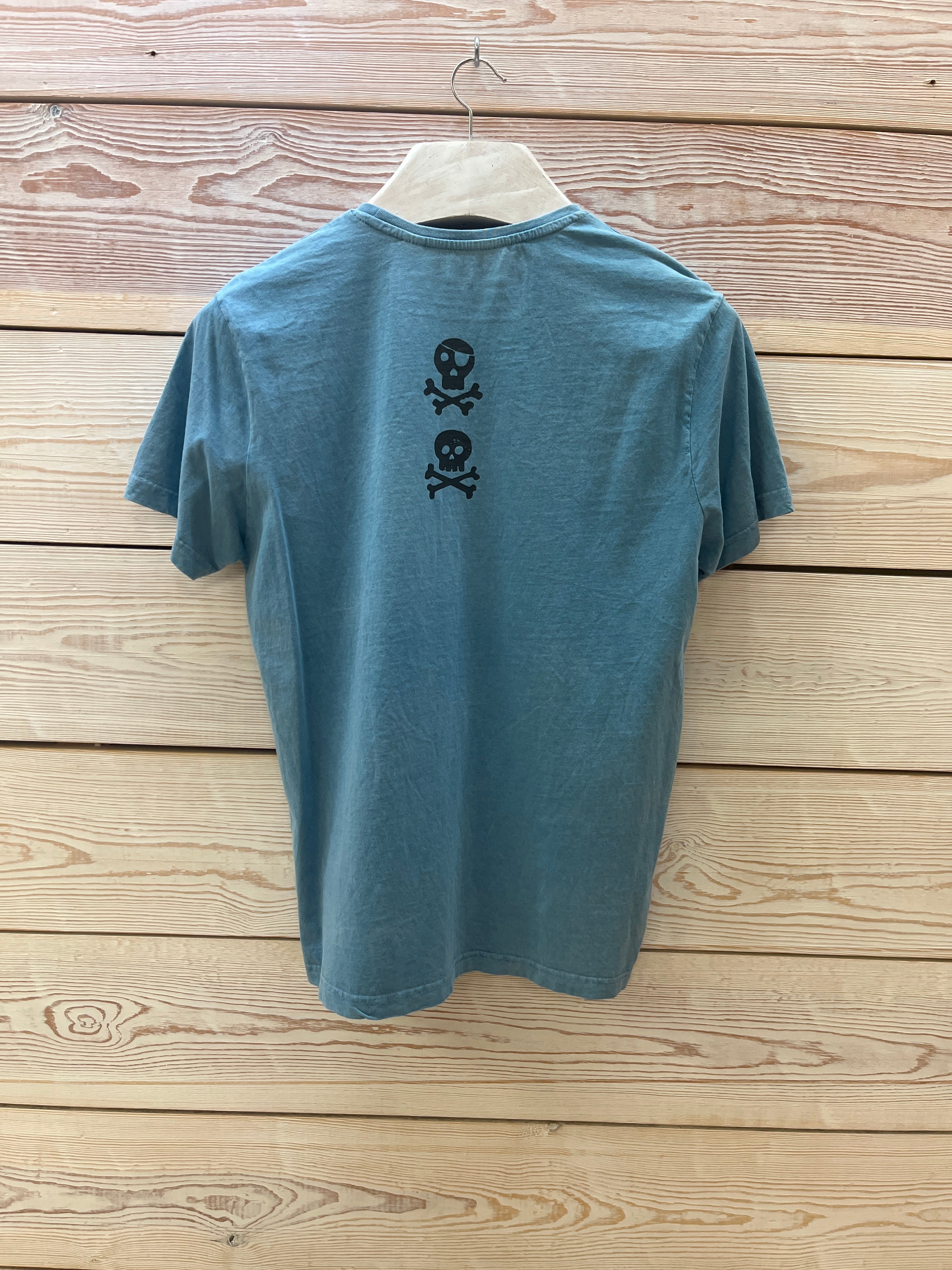 Camiseta manga corta Hombre Outlet talla M color Aqua