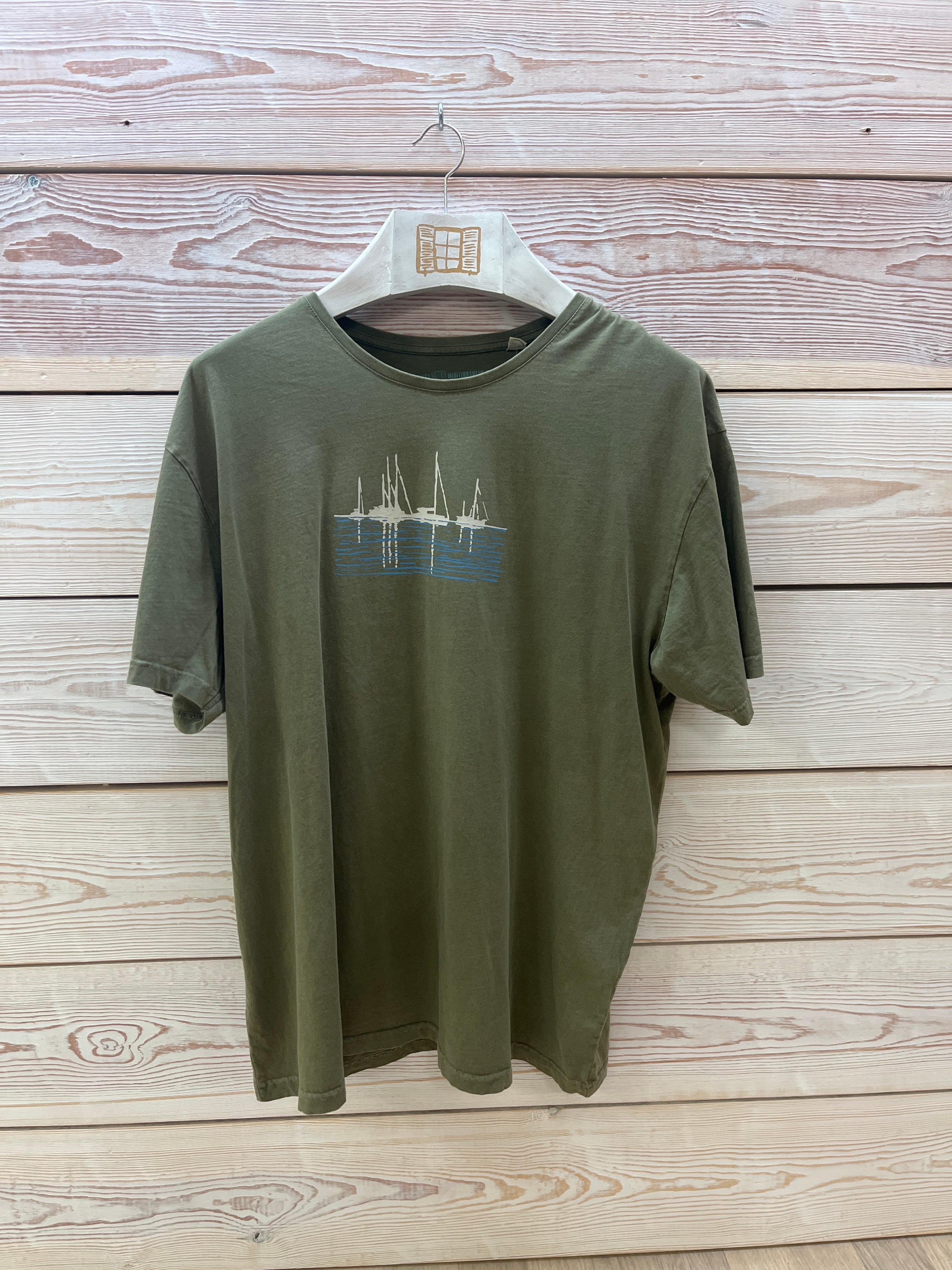 Camiseta manga corta Hombre Outlet talla XXL color Zelene