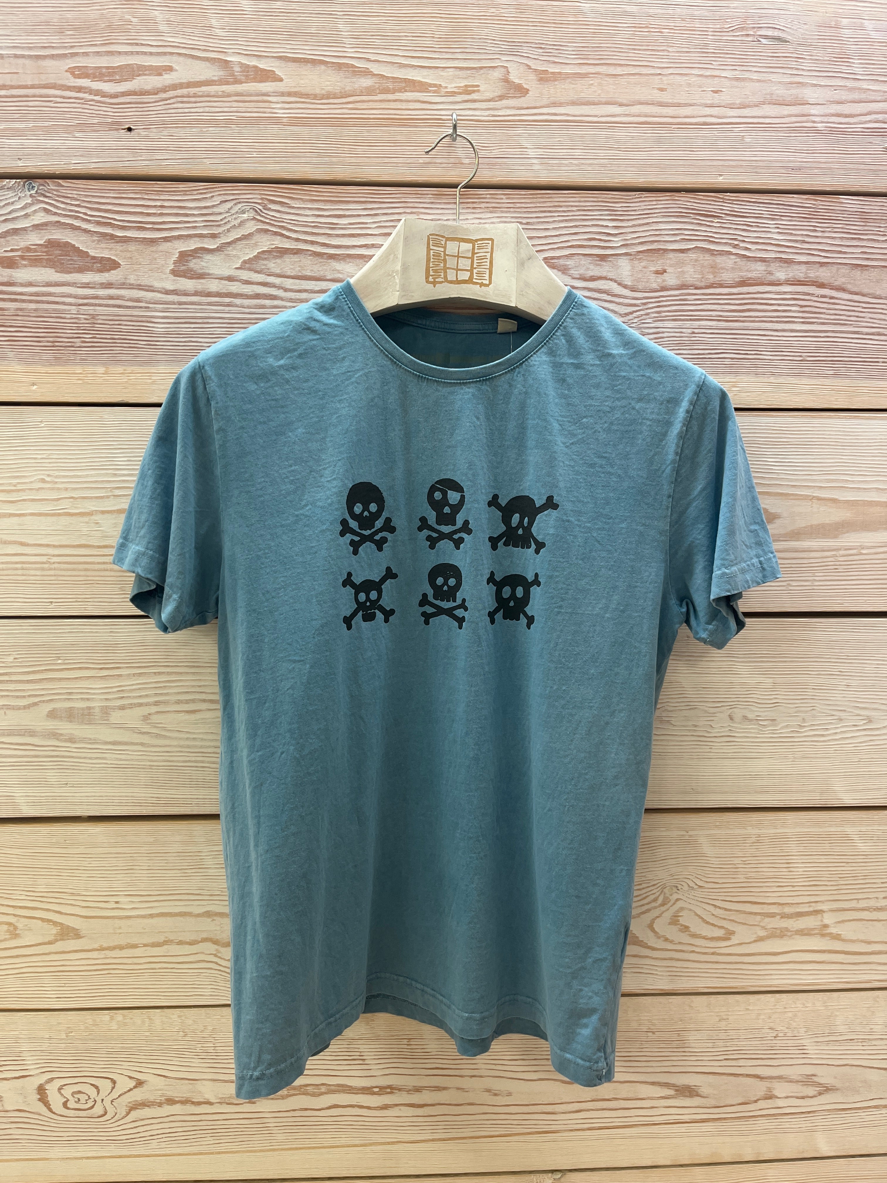 Camiseta manga corta Hombre Outlet talla M color Aqua
