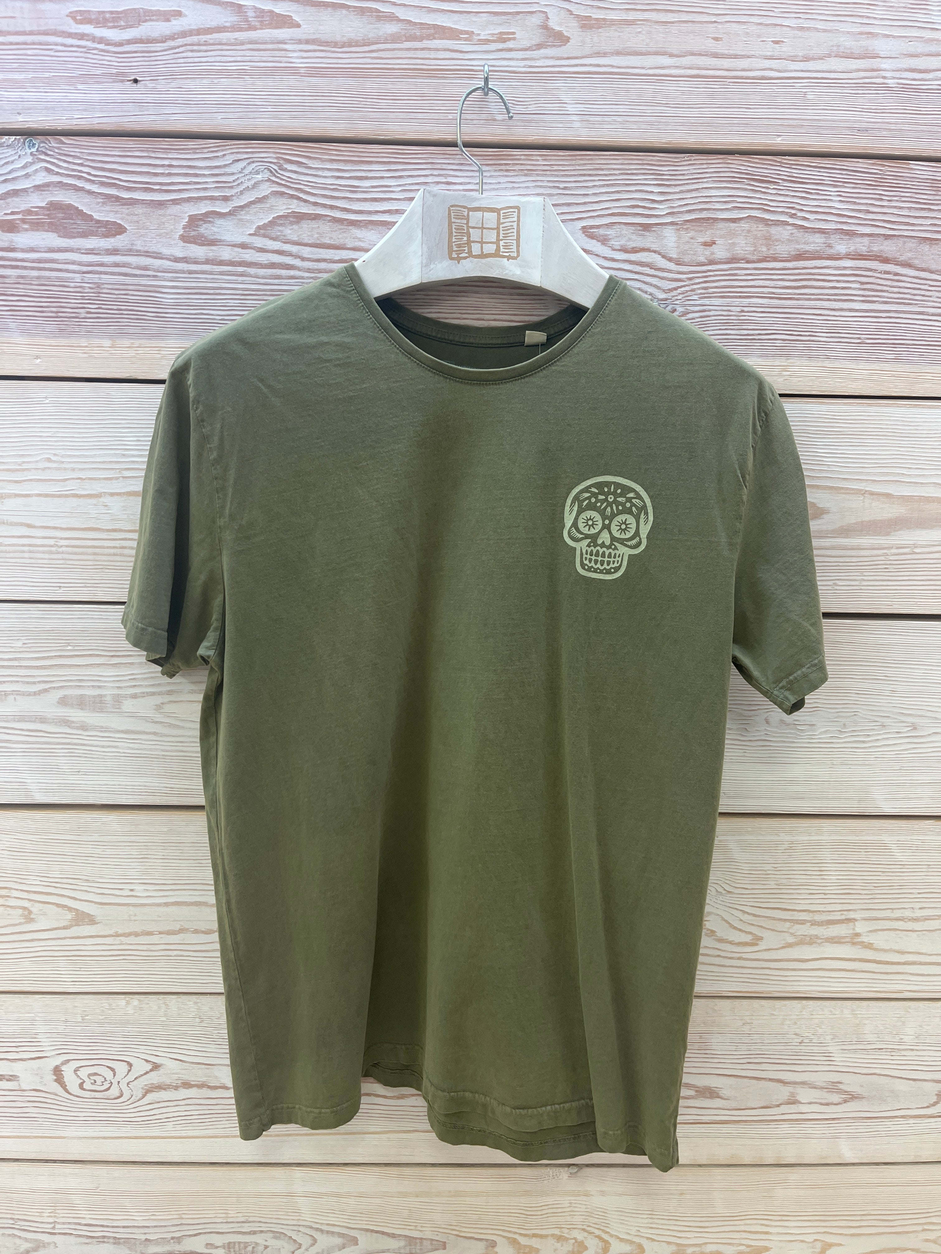 Camiseta manga corta Hombre Outlet talla XL color Zelene