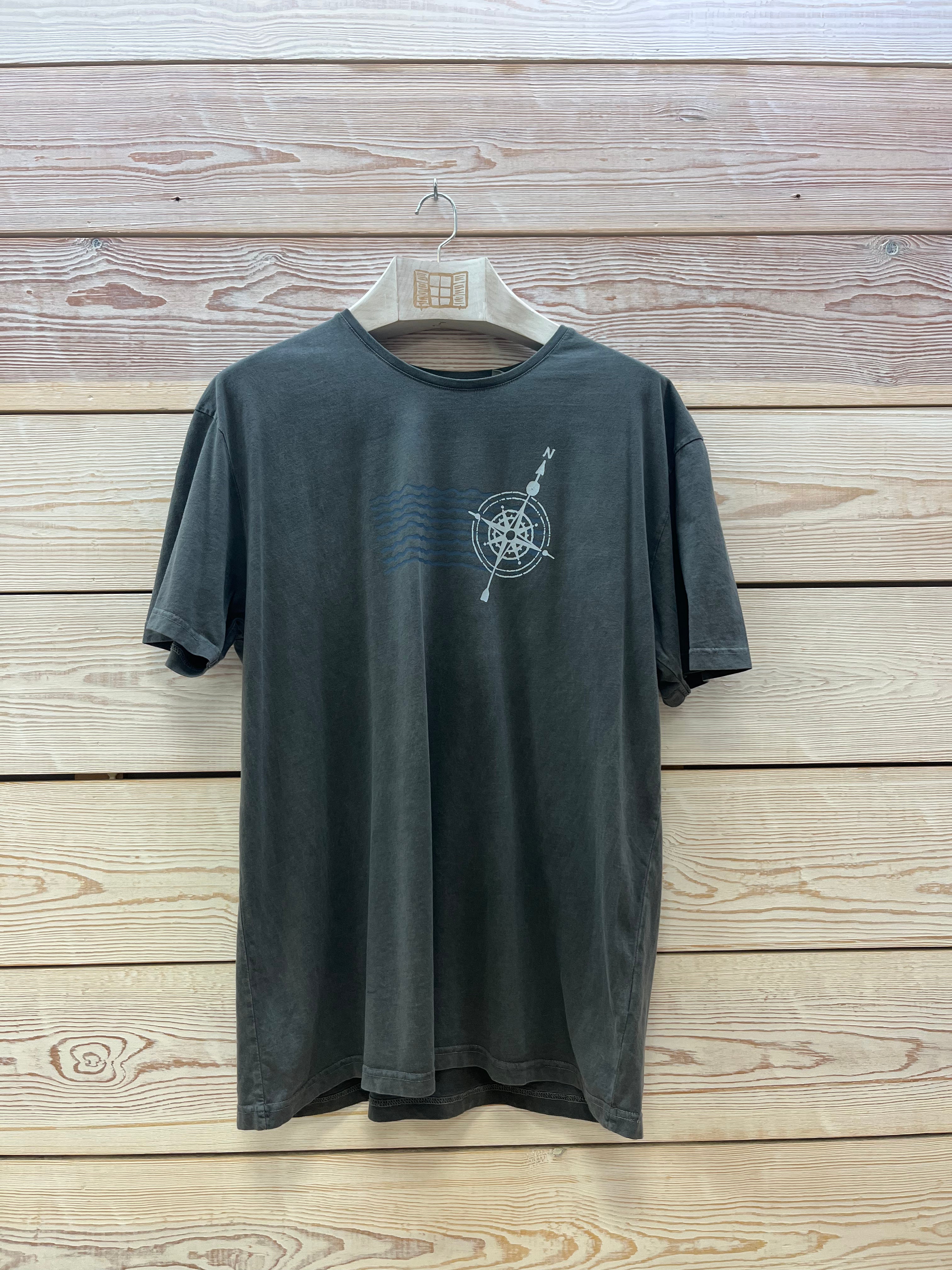 Camiseta manga corta Hombre Outlet talla XXL color Marengo