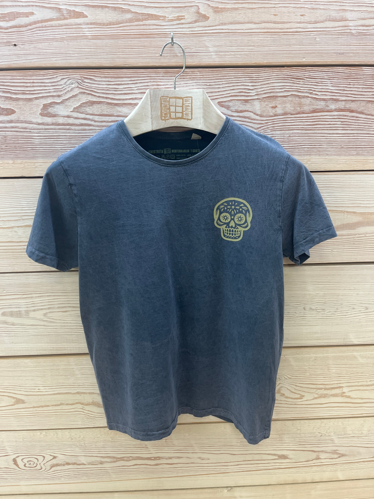 Camiseta manga corta Hombre Outlet talla S color Indigo