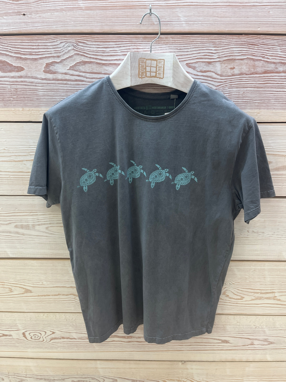 Camiseta manga corta Hombre Outlet talla L color Piedra