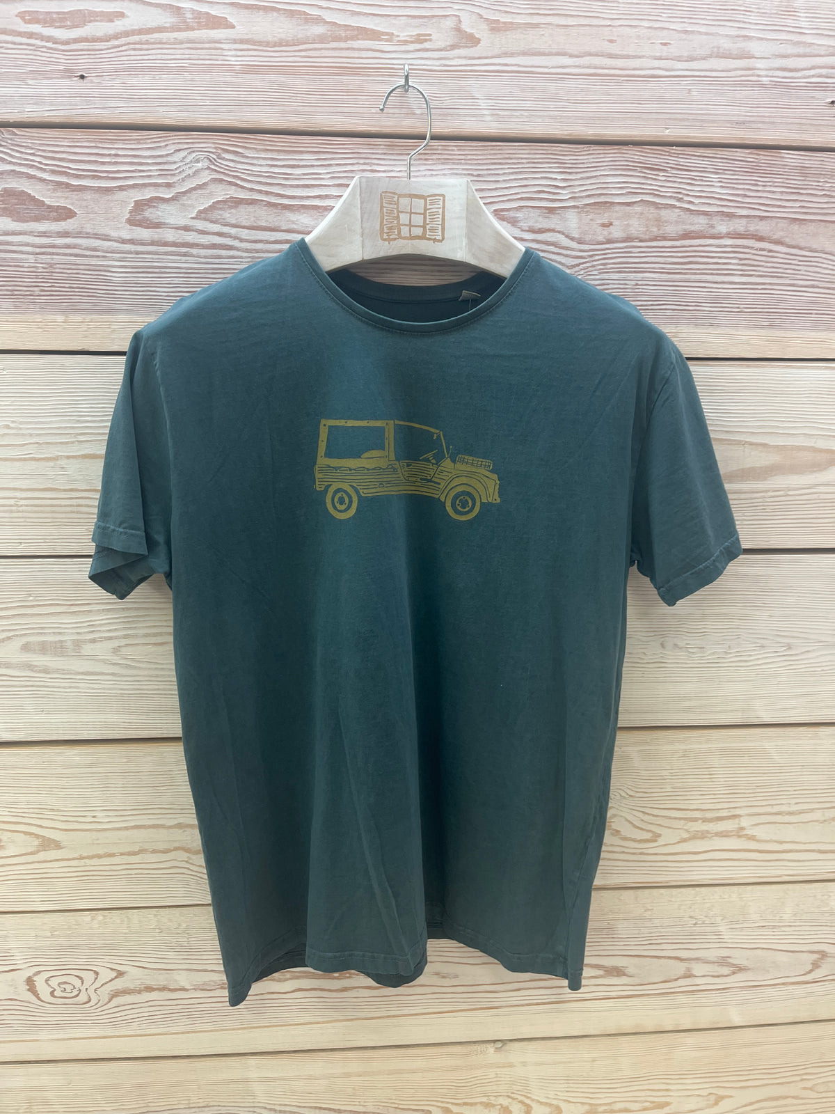 Camiseta manga corta Hombre Outlet talla L color Plomo