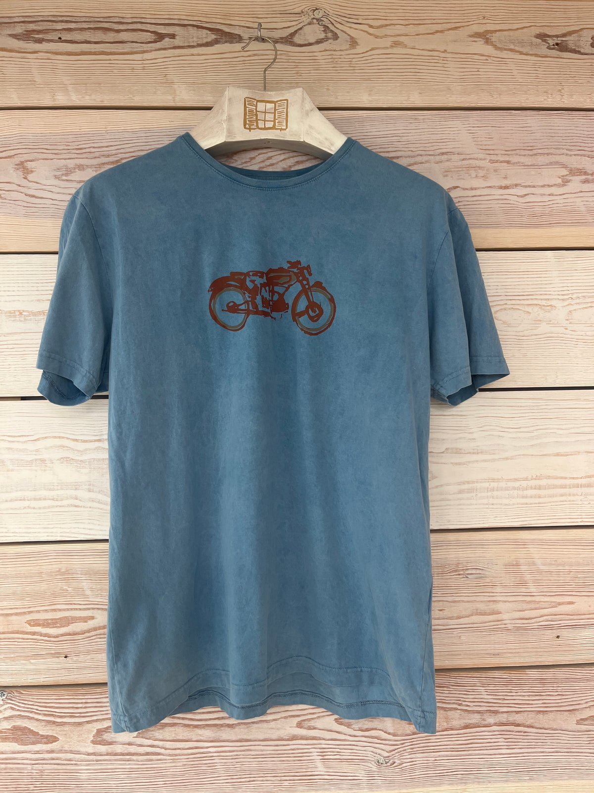 Camiseta manga corta Hombre Outlet talla L color Aqua