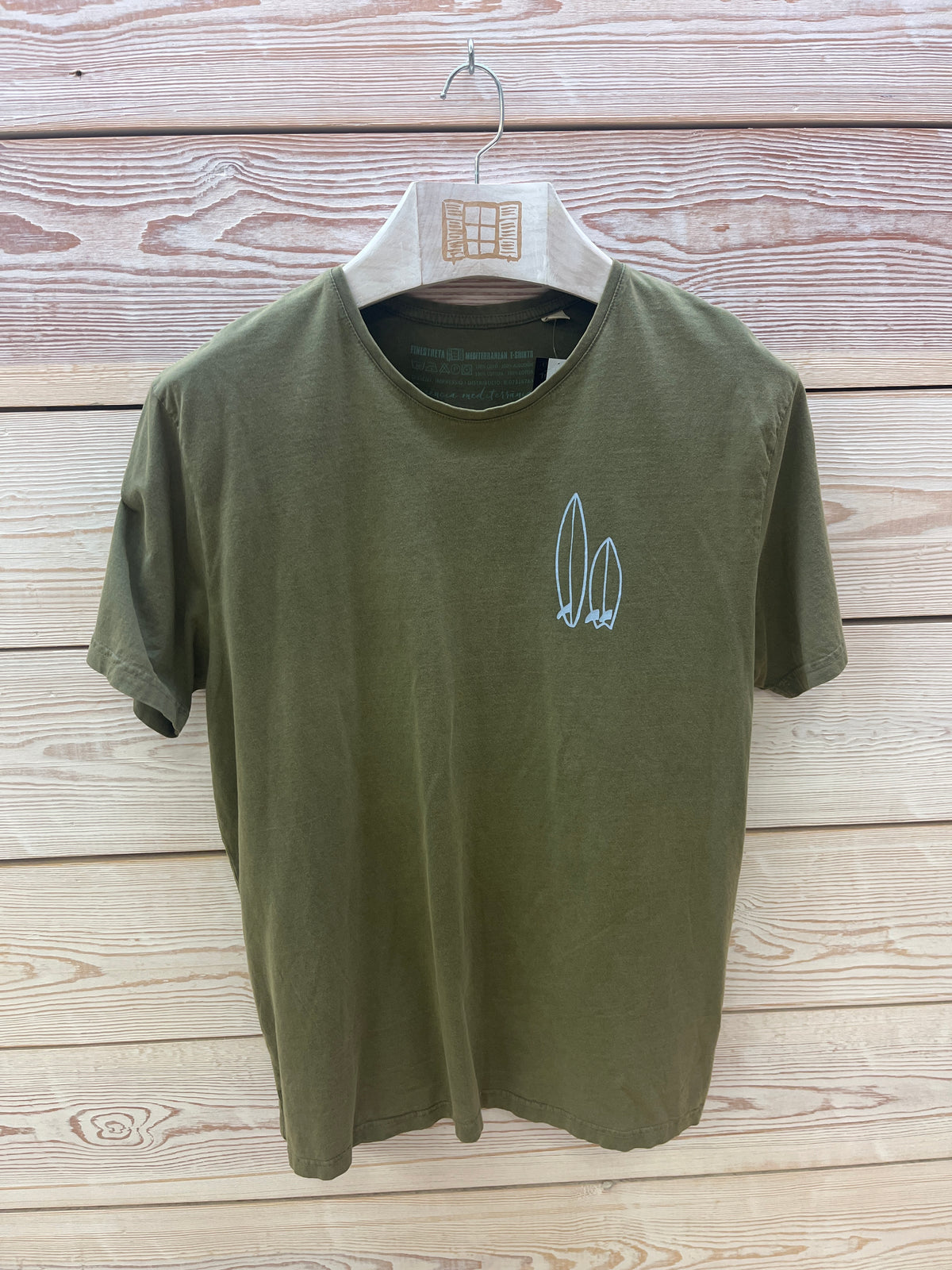 Camiseta manga corta Hombre Outlet talla XL color Zelene