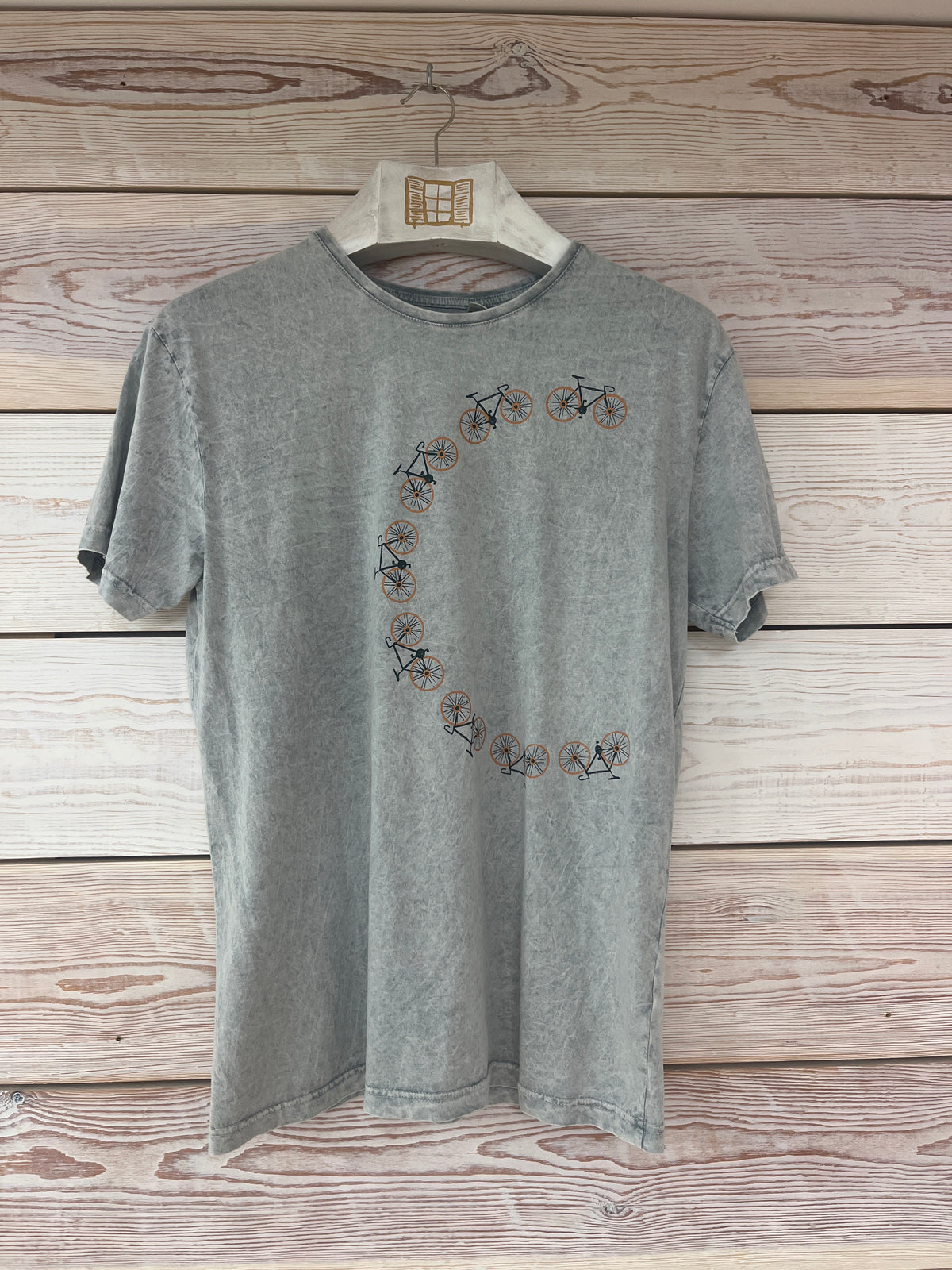 Camiseta manga corta Hombre Outlet talla L color Gris