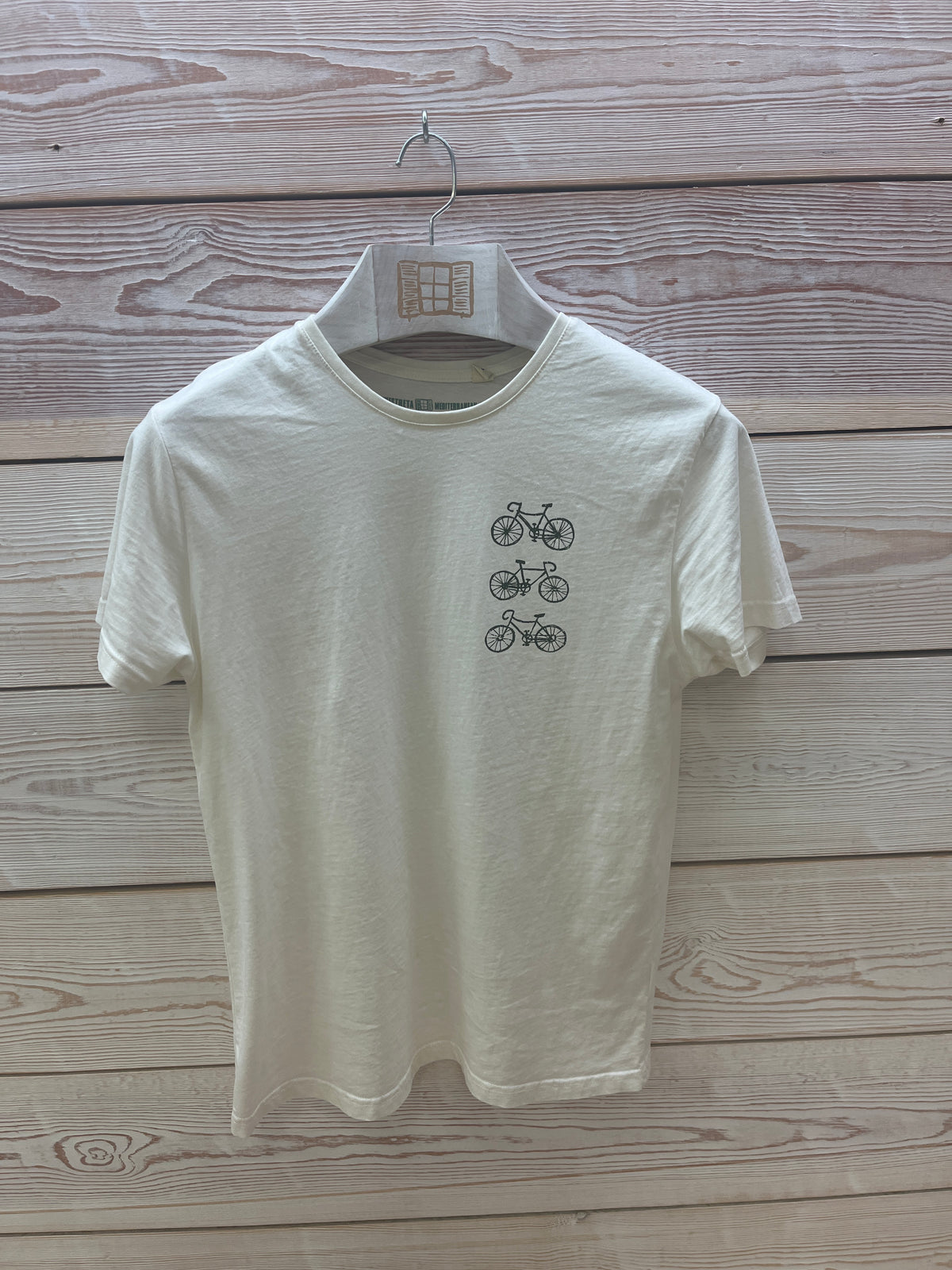 Camiseta manga corta Hombre Outlet talla L color Crudo