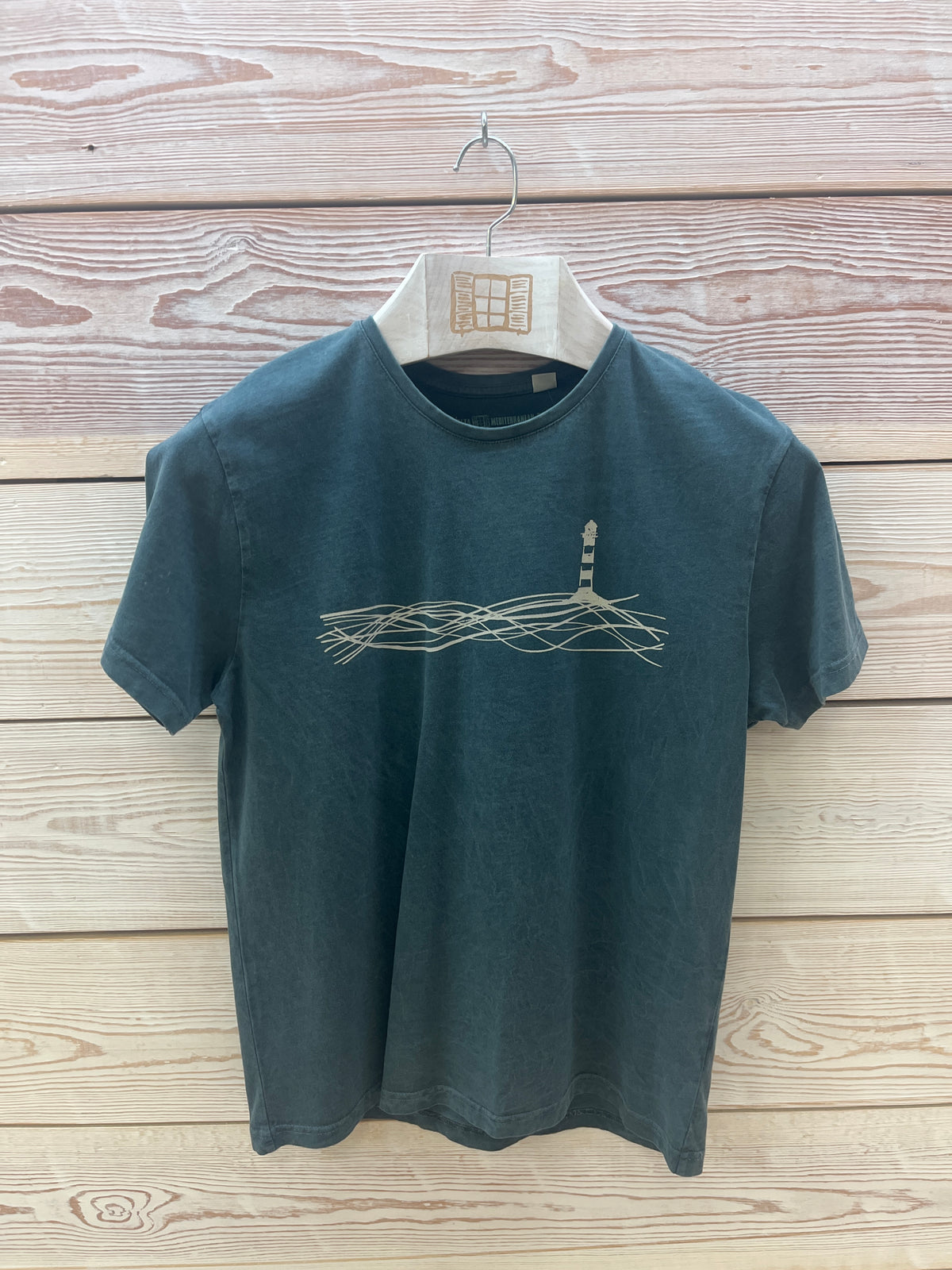 Camiseta manga corta Hombre Outlet talla S color Plomo